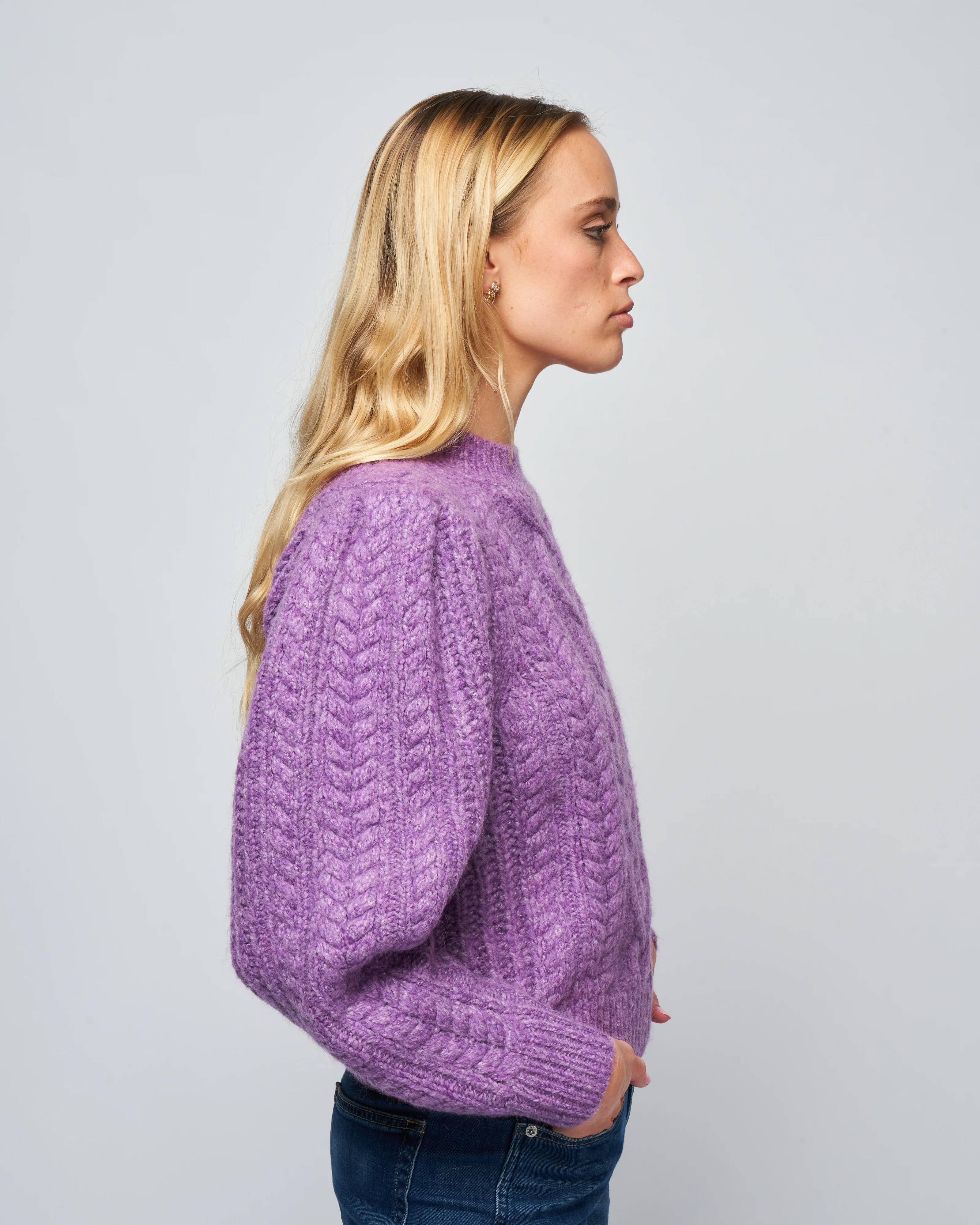 raith sweater - violet - Image 3