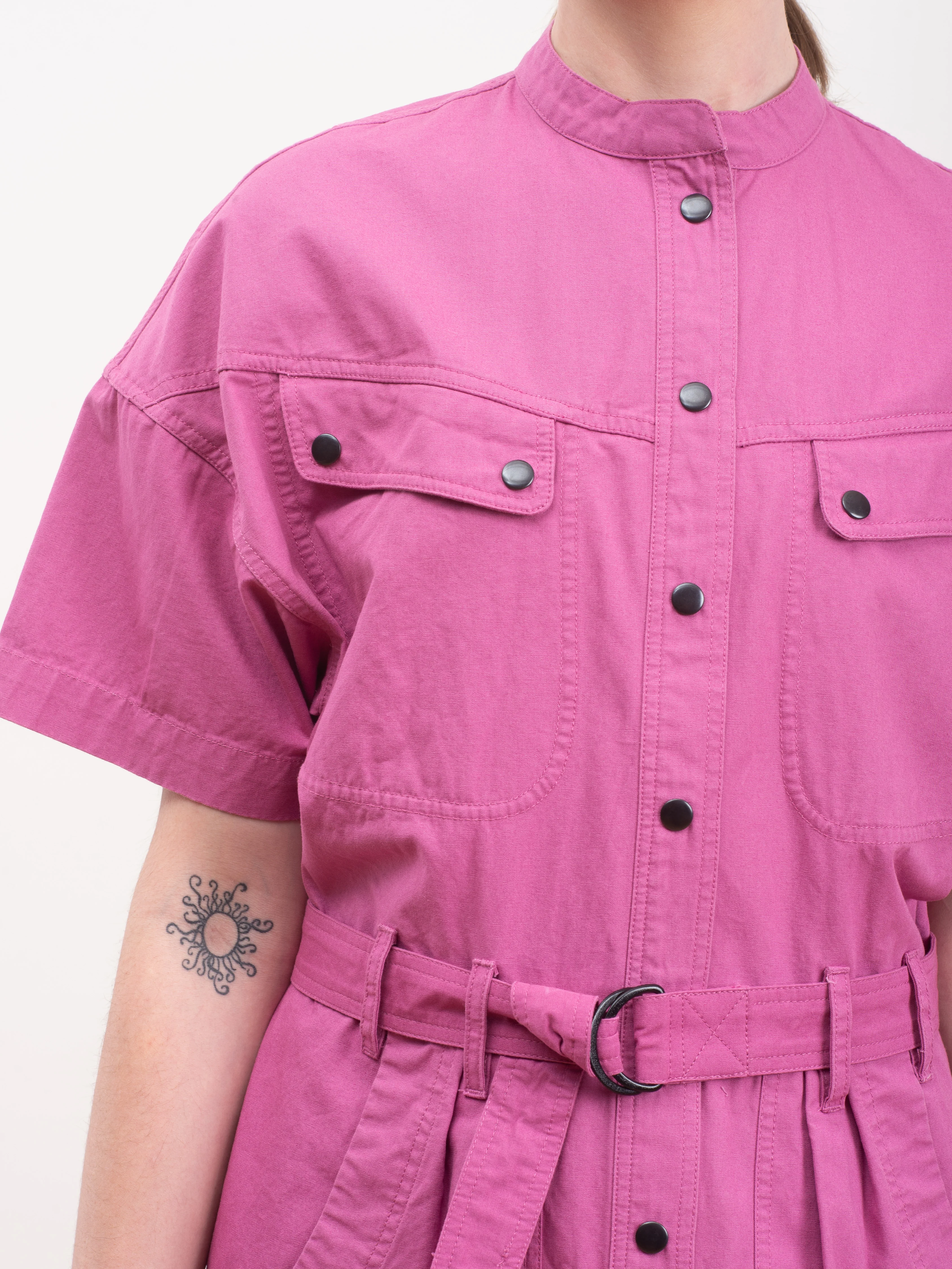 zolina dress - raspberry - Image 5