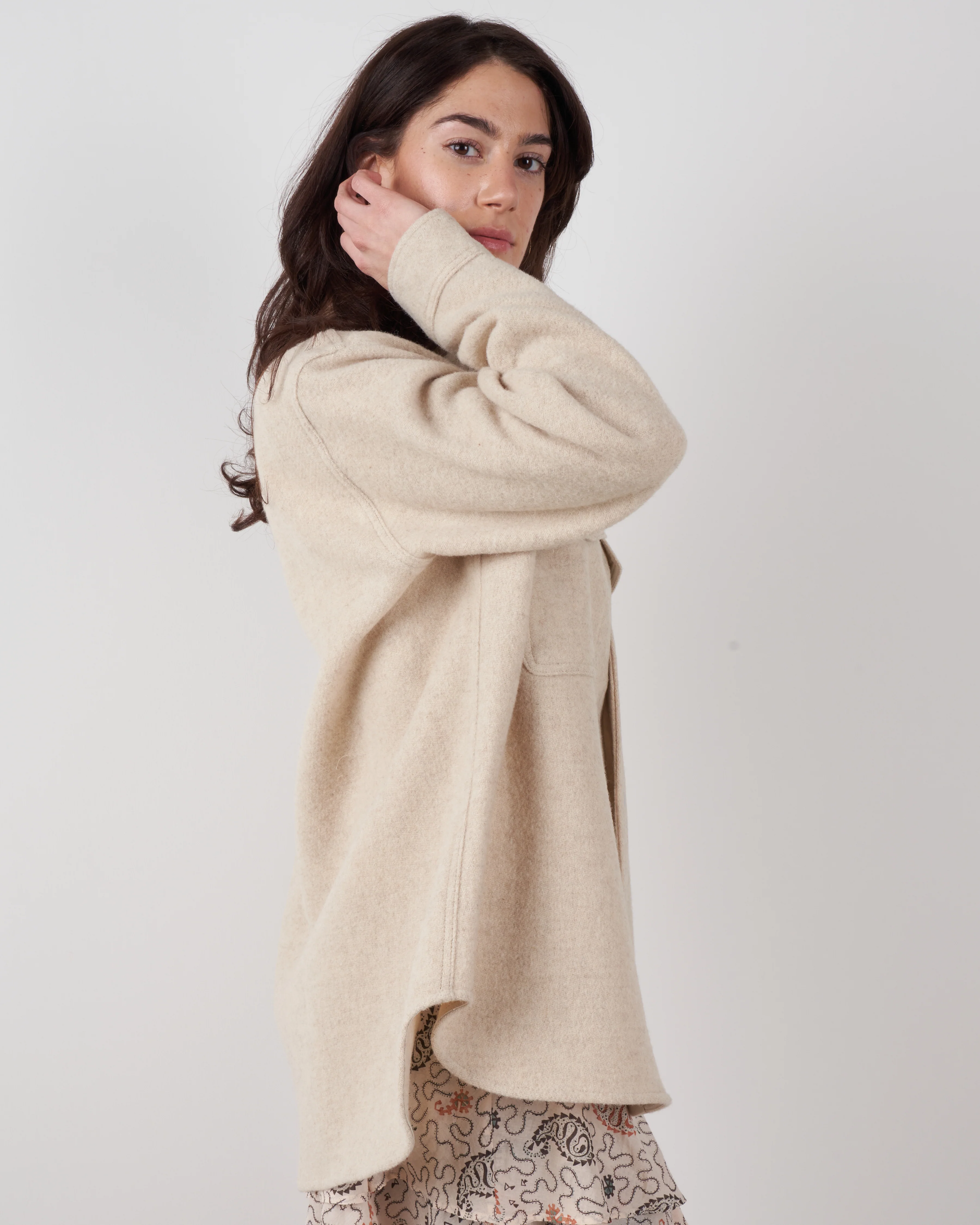 faxon coat - ecru - Image 4