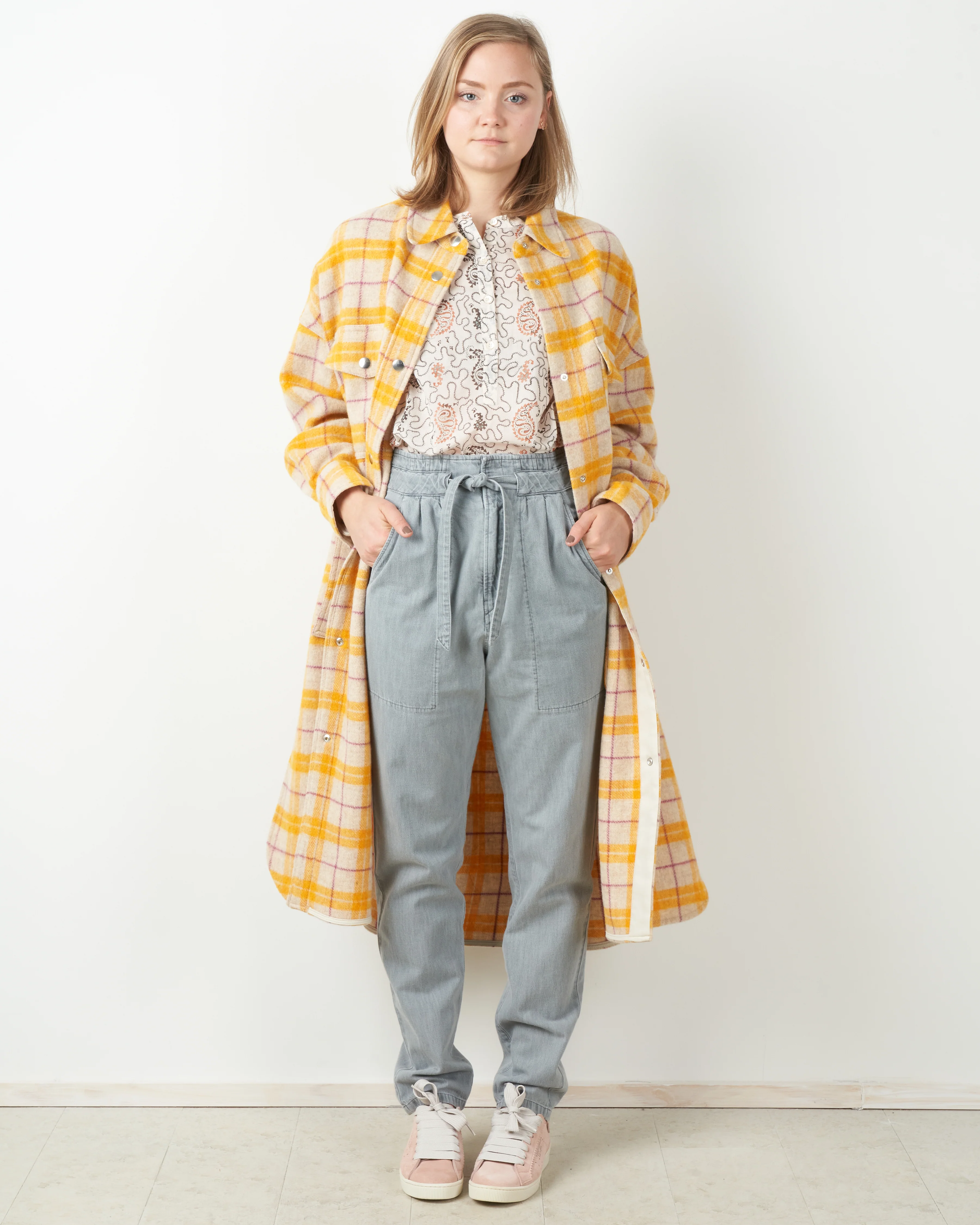 fontia coat - yellow