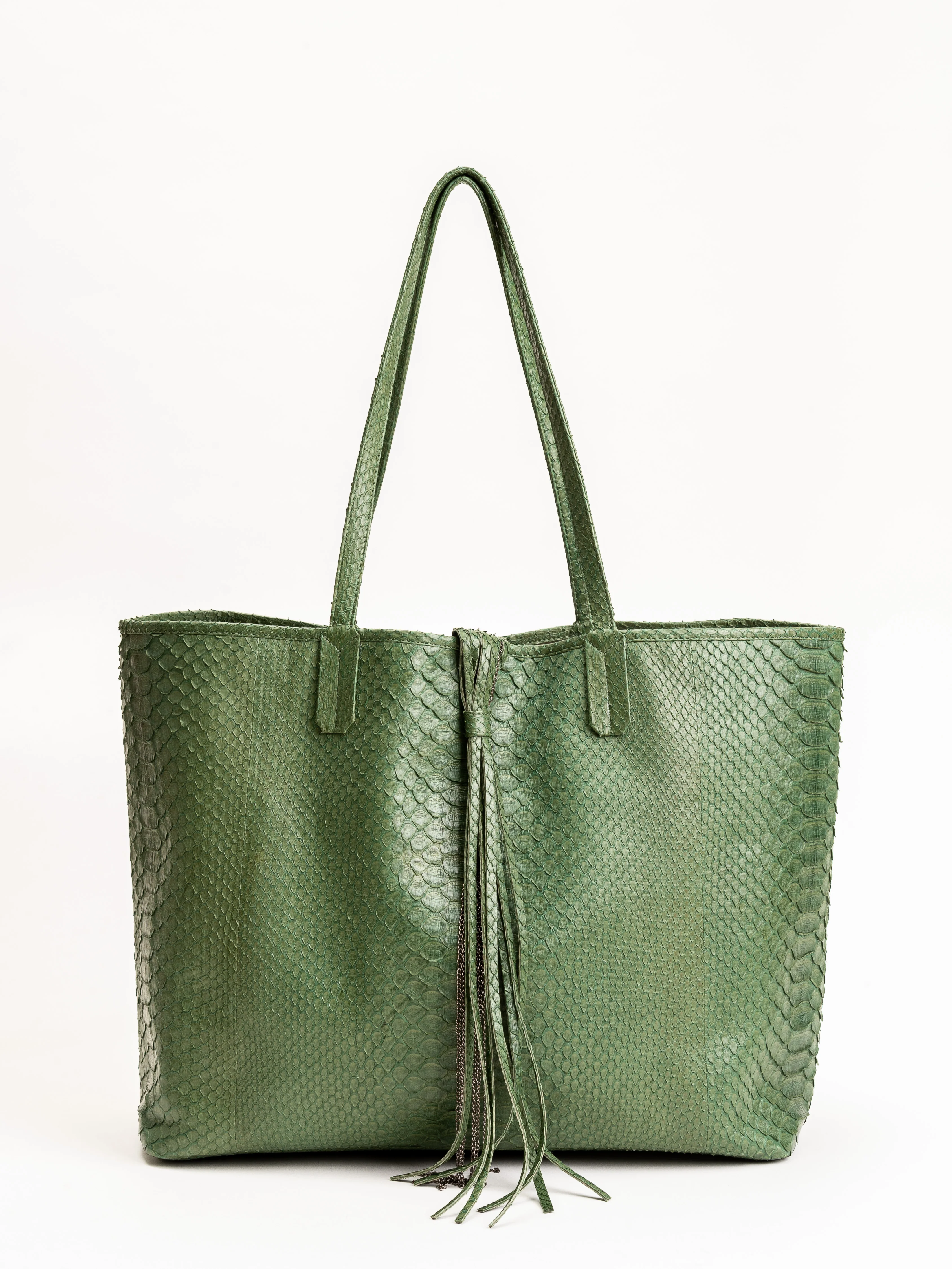 stevie tote - python olive - Image 2