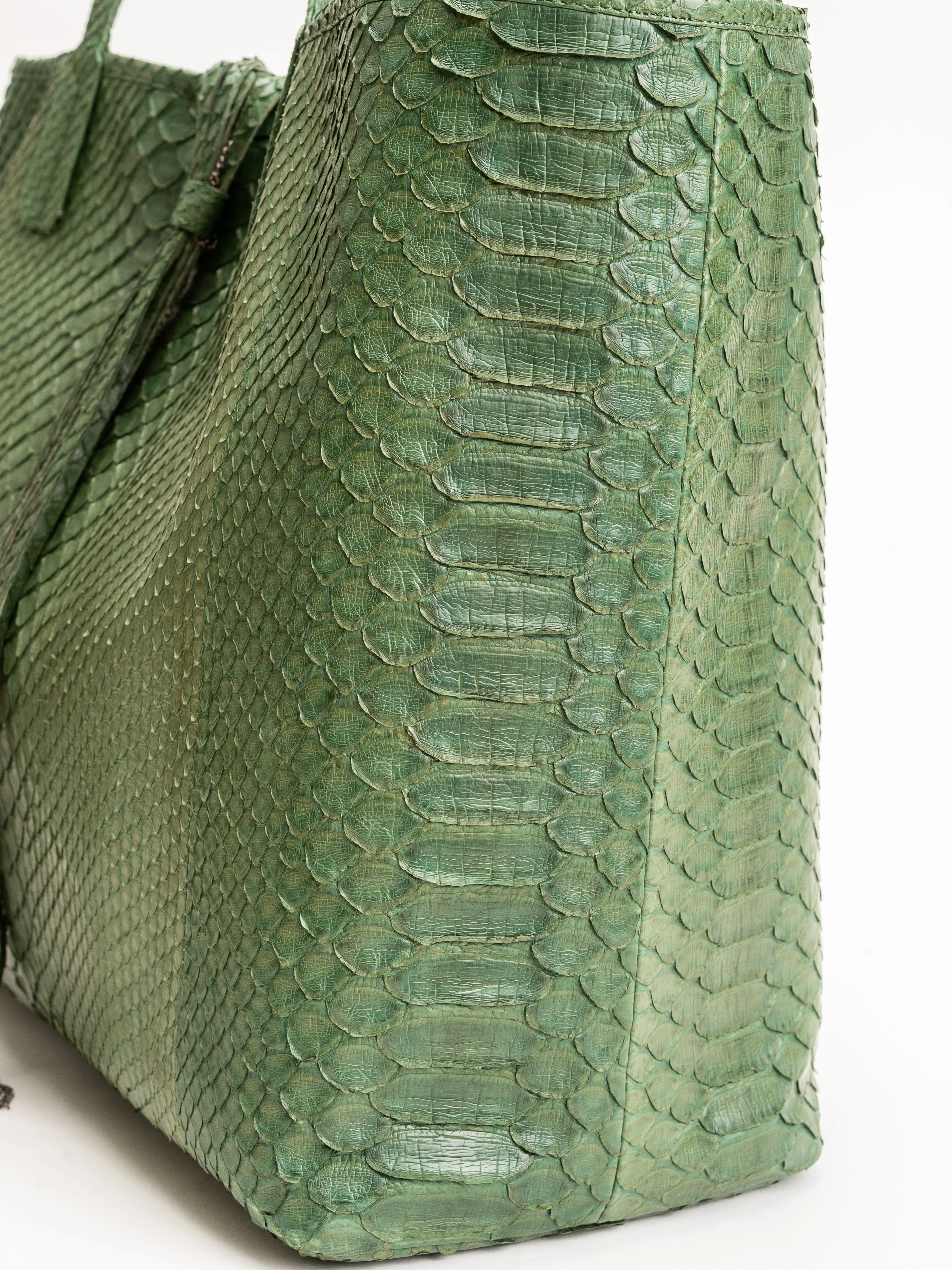 stevie tote - python olive - Image 3