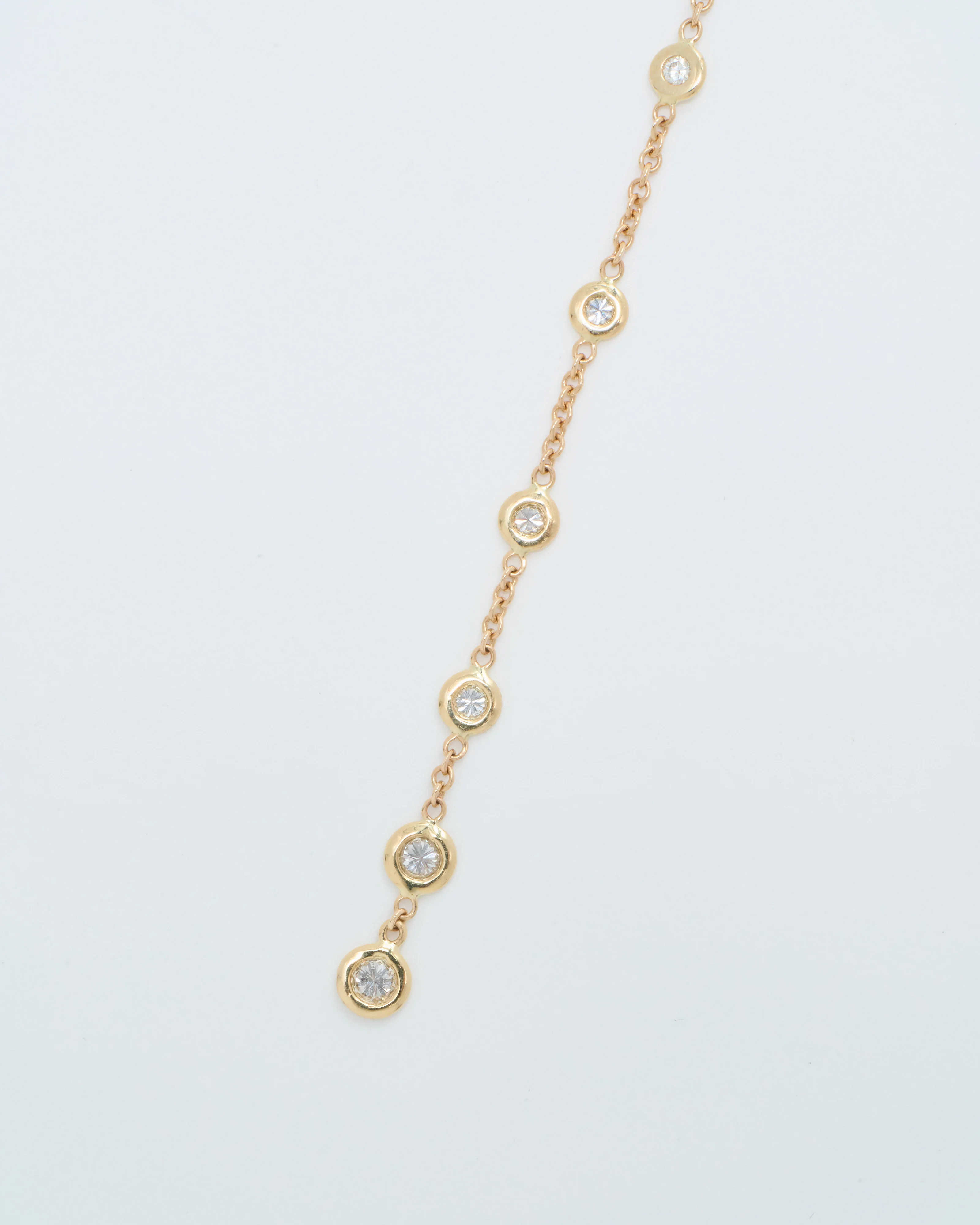 graduated diamond y necklace - Image 5
