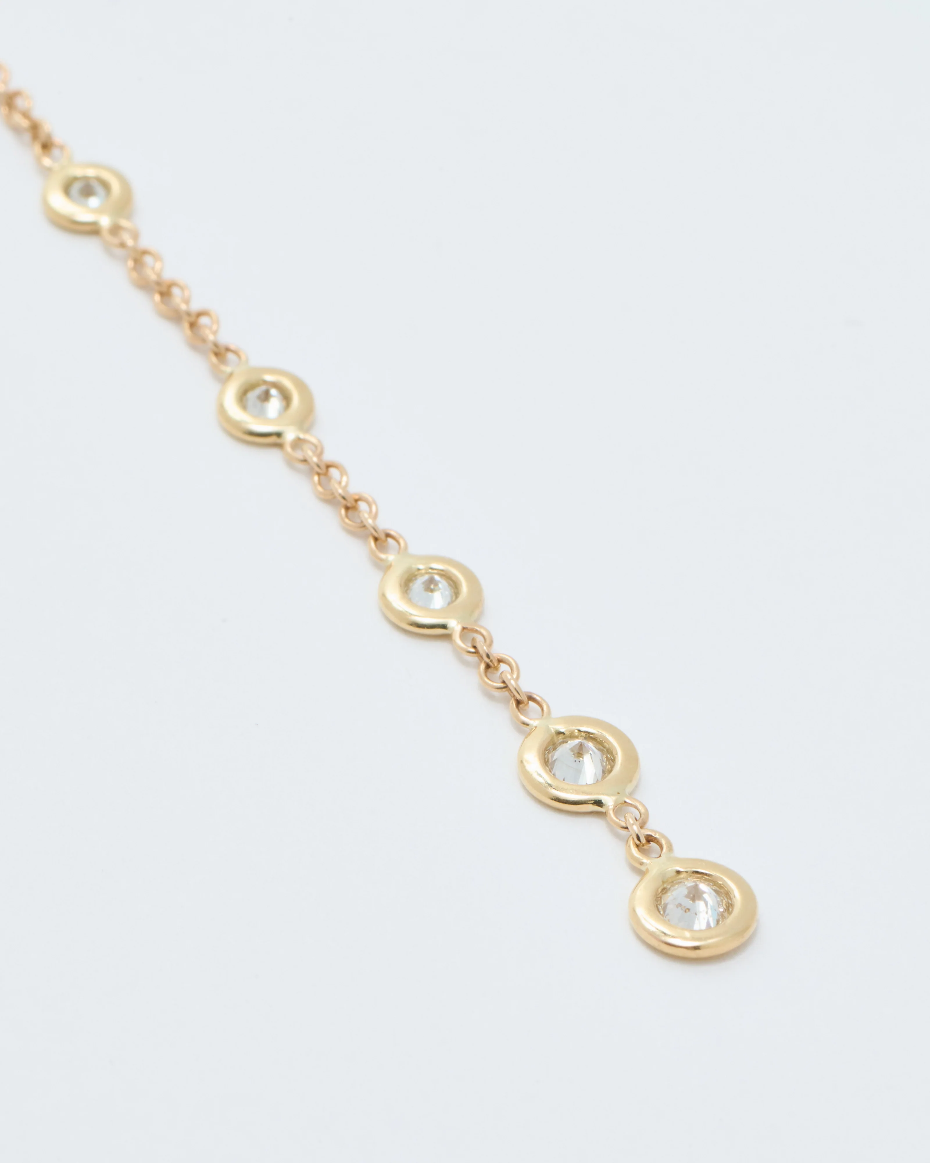 graduated diamond y necklace - Image 6
