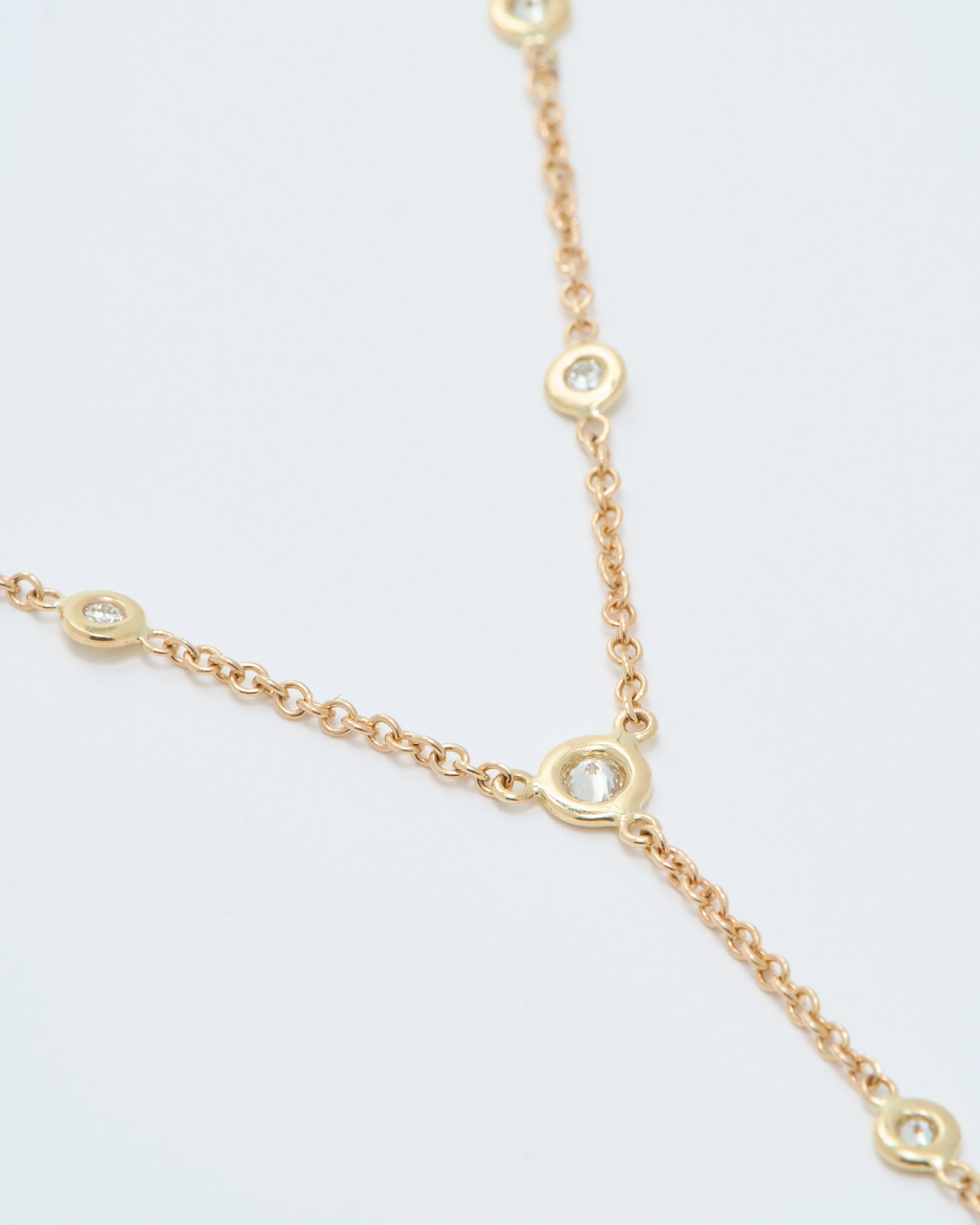 graduated diamond y necklace - Image 7