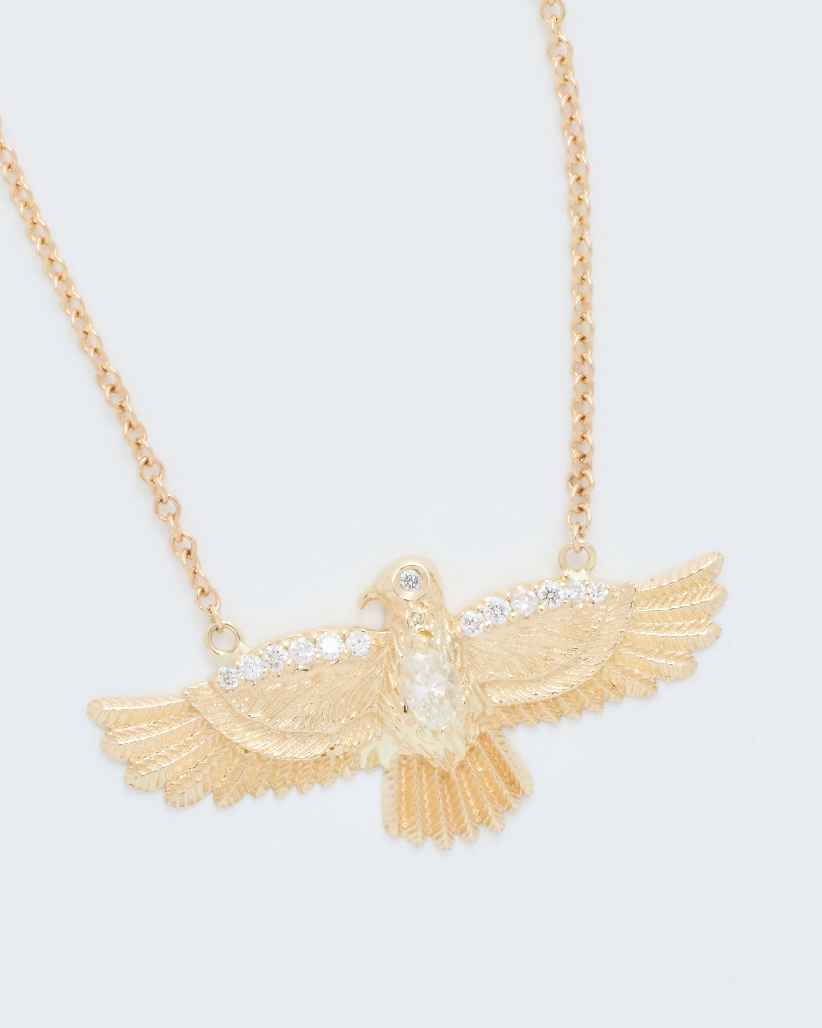 small thunderbird diamond necklace - Image 2