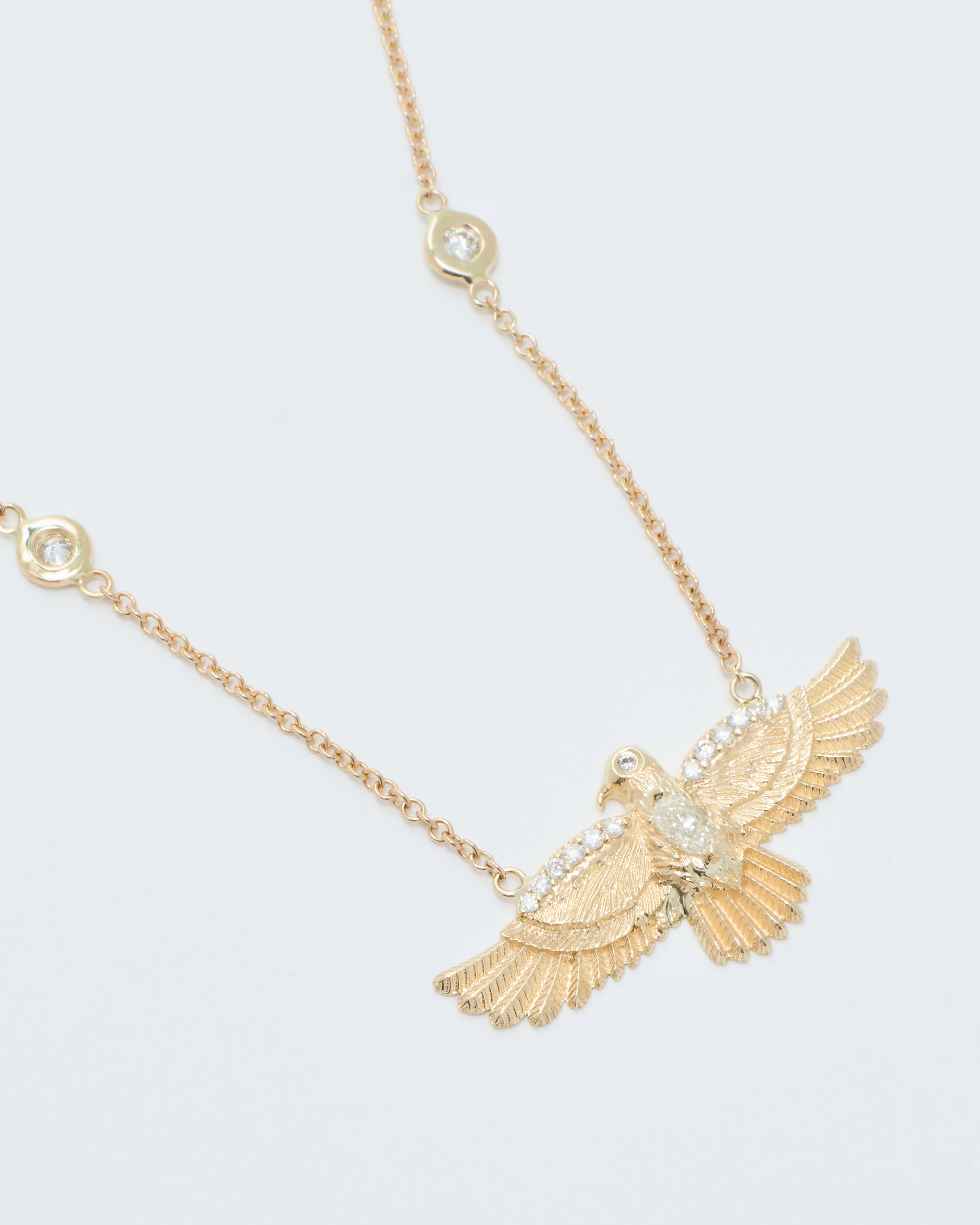 small thunderbird diamond necklace - Image 4