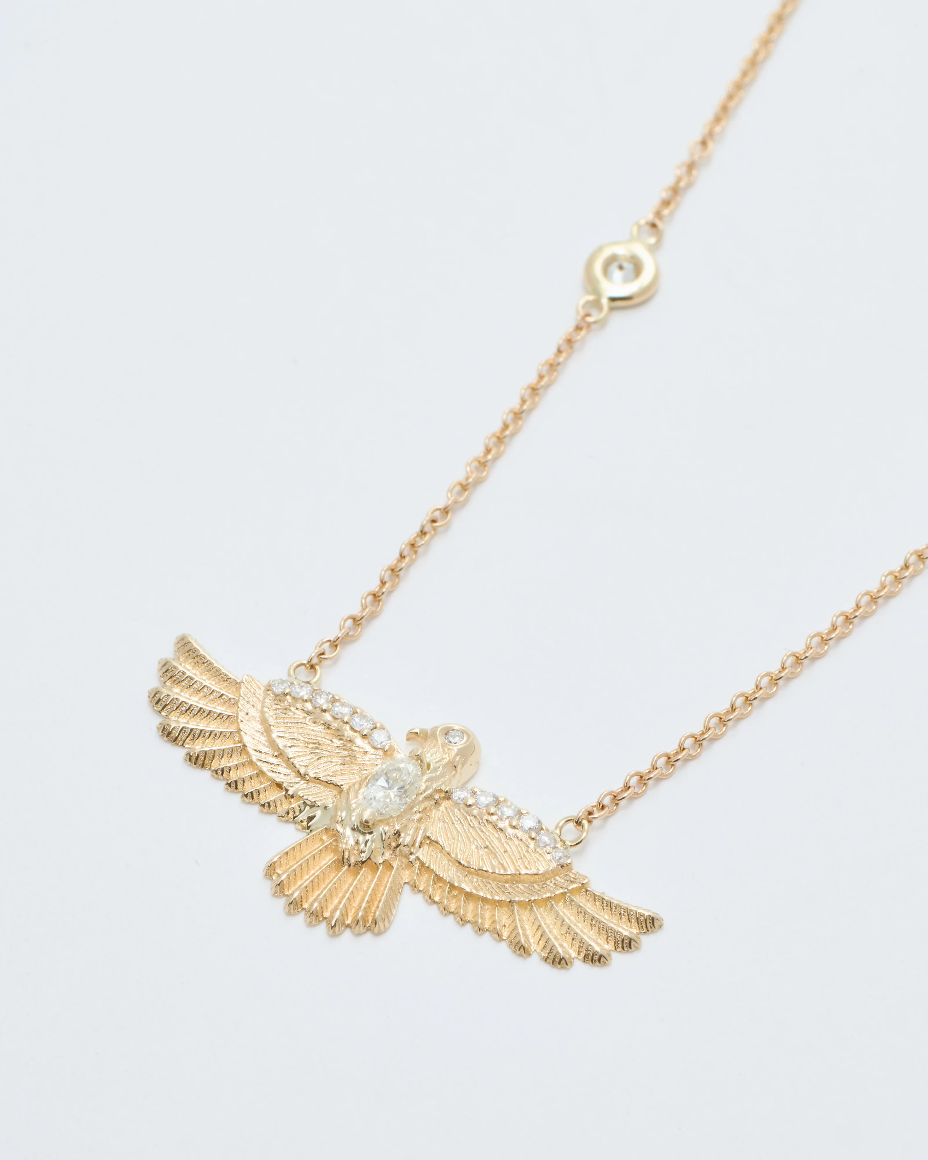 small thunderbird diamond necklace - Image 5