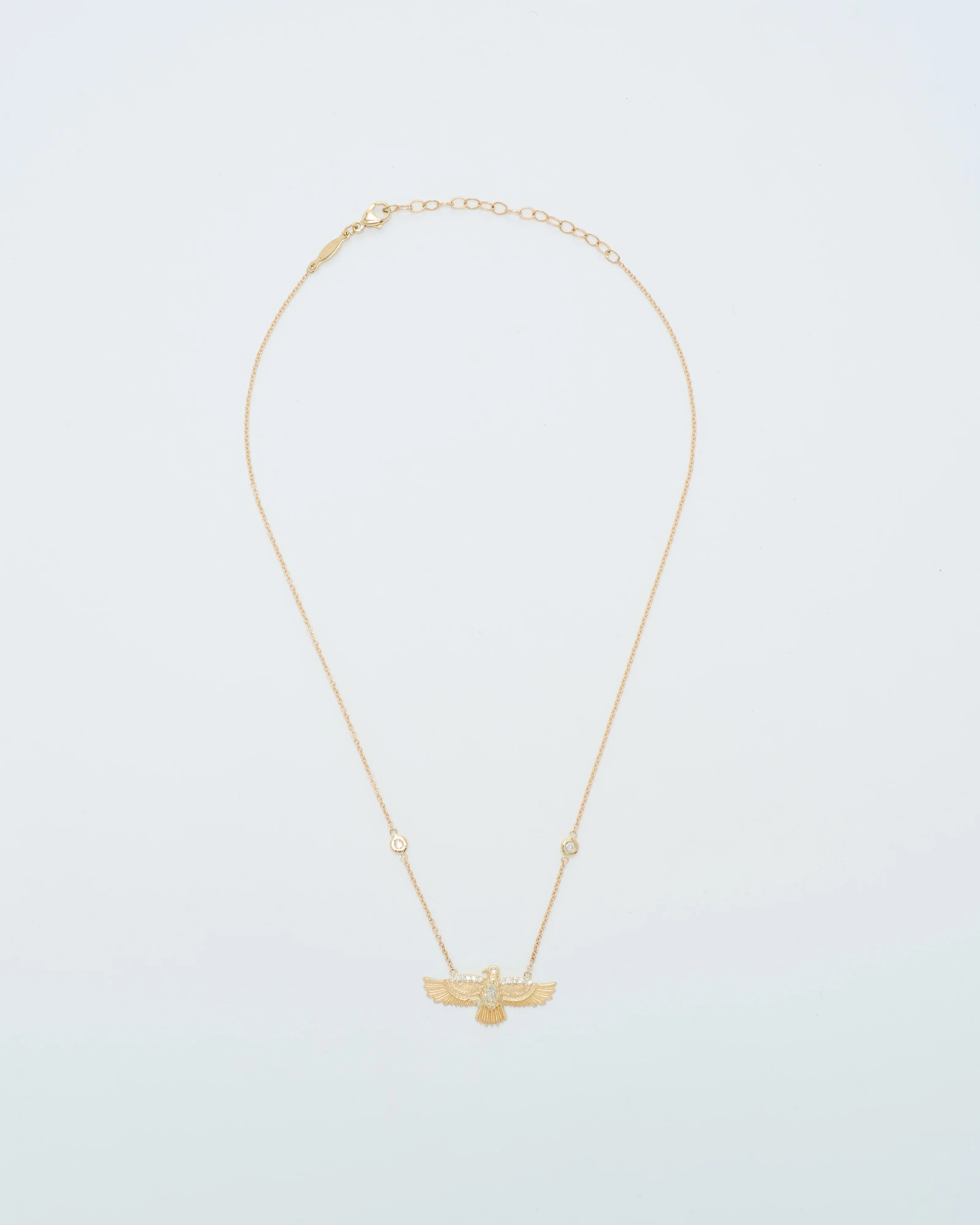 small thunderbird diamond necklace - Image 6