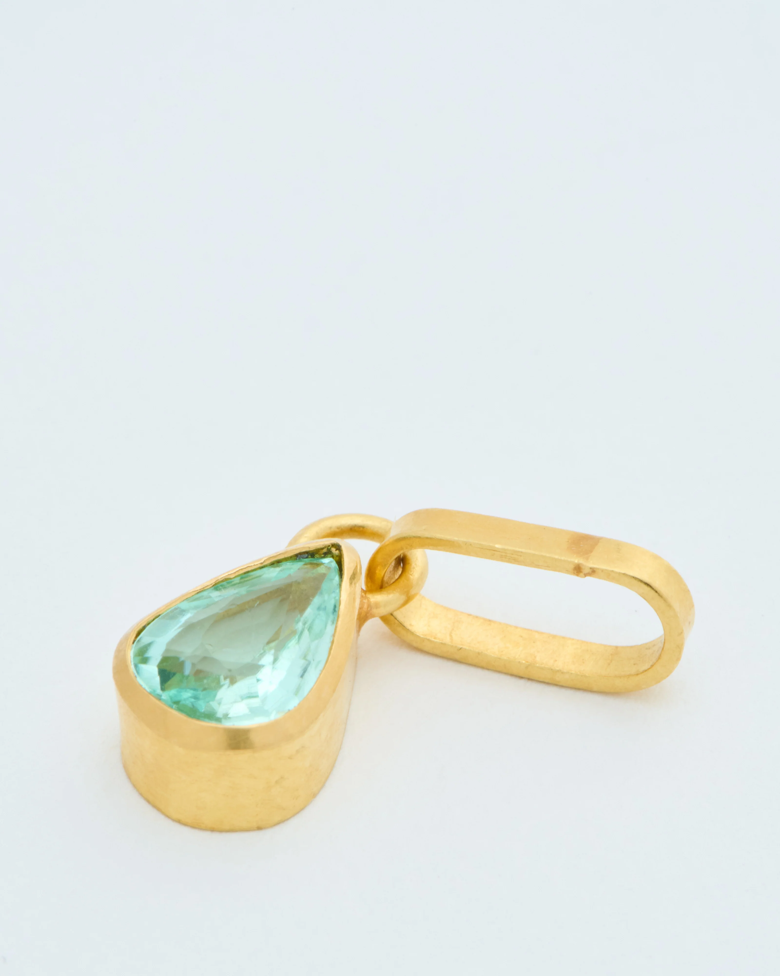 paraiba pear pendant - Image 3