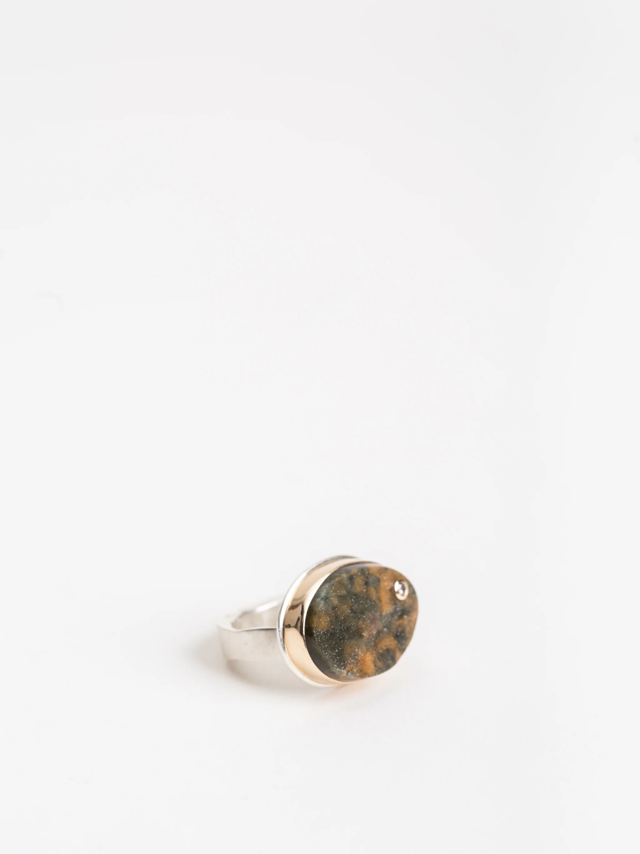 green turkish druzy ring - Image 2