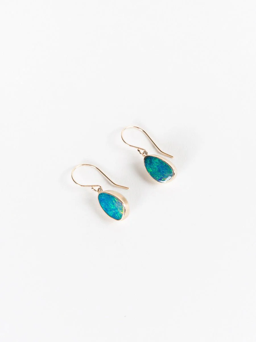 opal double earring