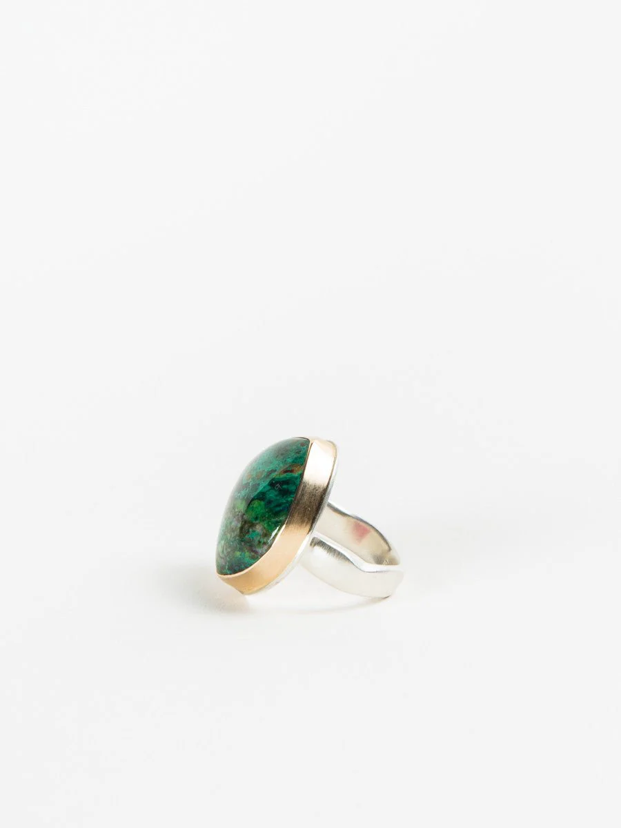 chrysocolla ring - Image 2