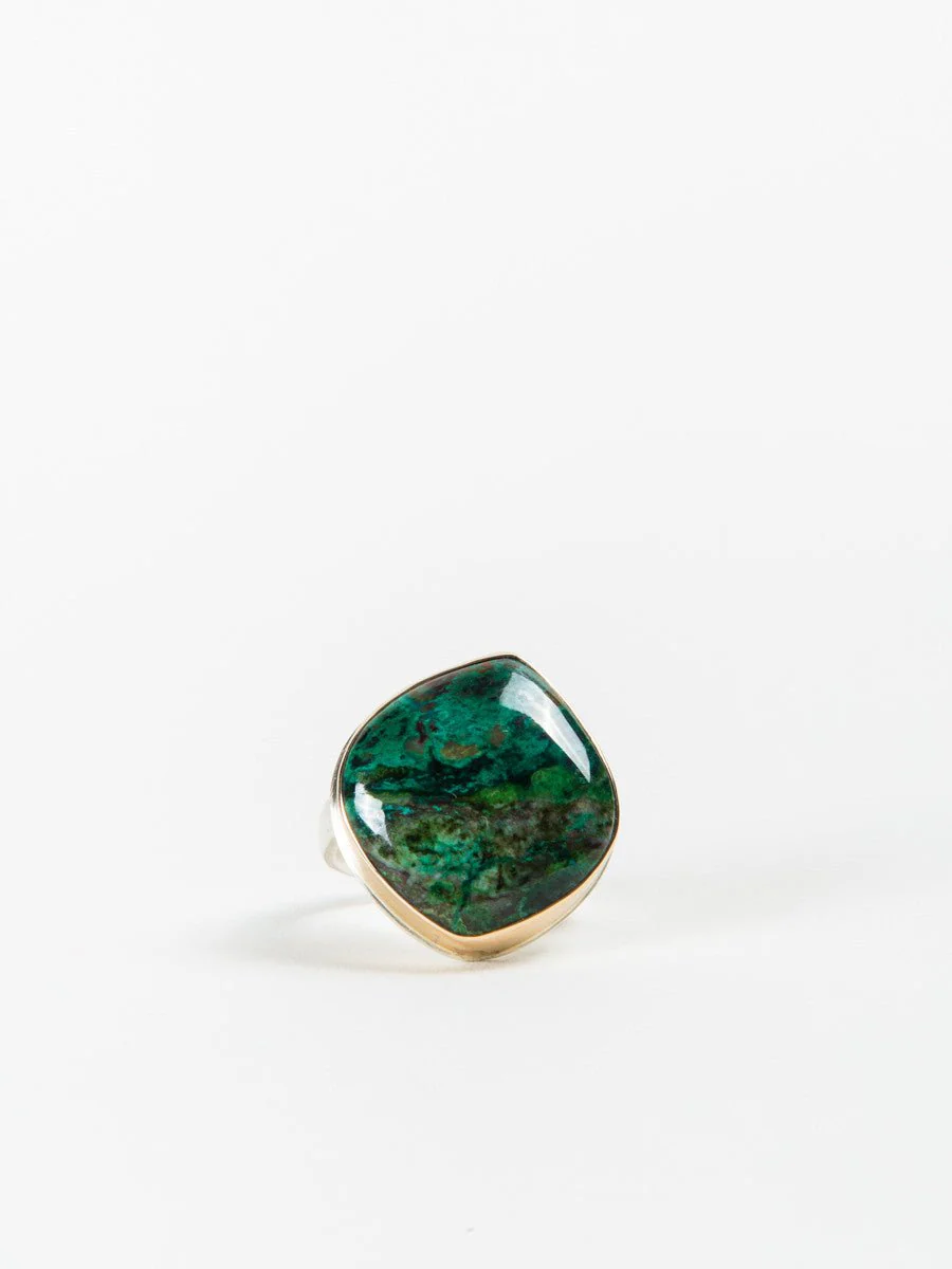 chrysocolla ring - Image 4