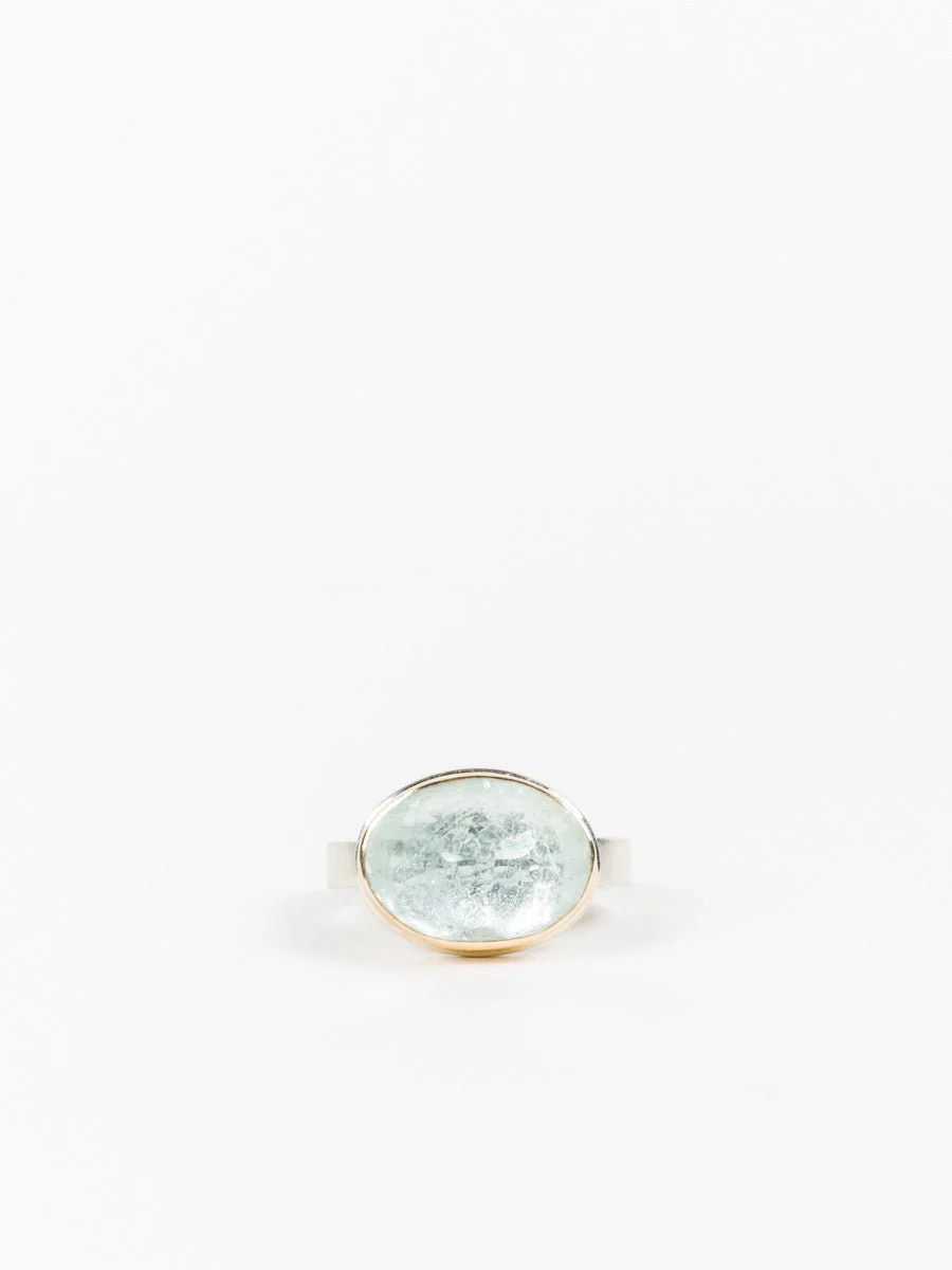 sculptural aquamarine ring - Image 2