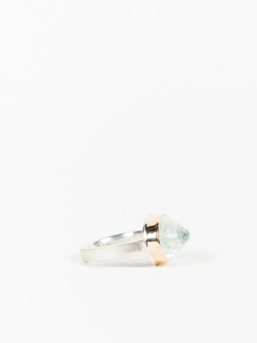 sculptural aquamarine ring - Image 3