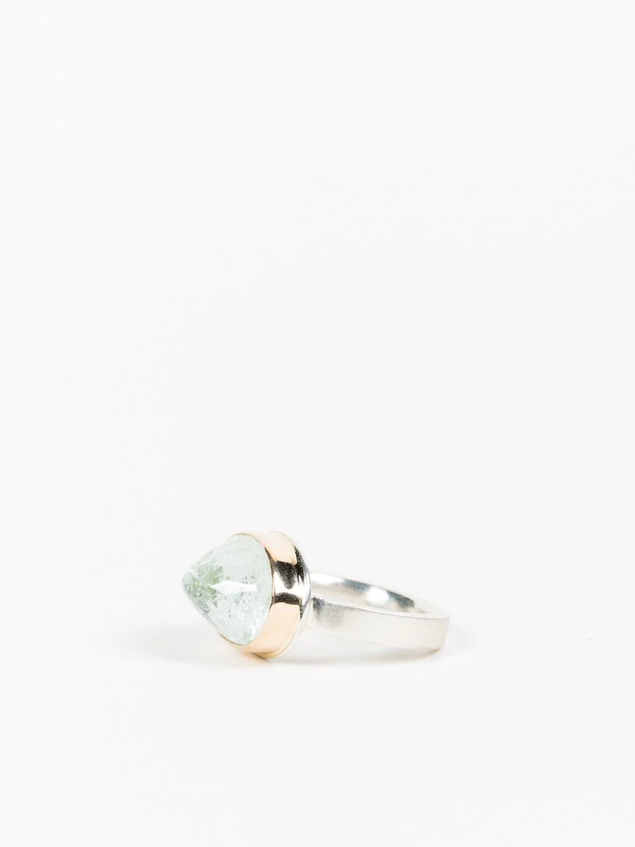 sculptural aquamarine ring - Image 4