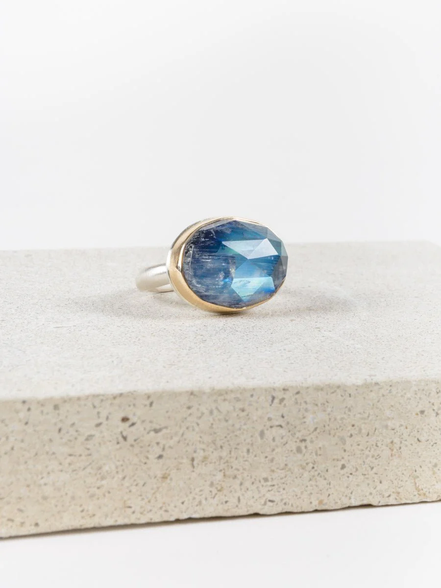 rainbow moonstone ring - Image 2
