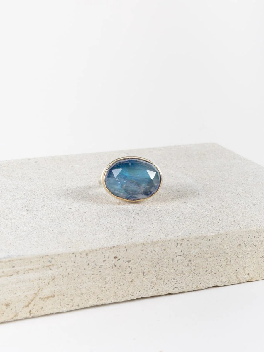 rainbow moonstone ring - Image 4
