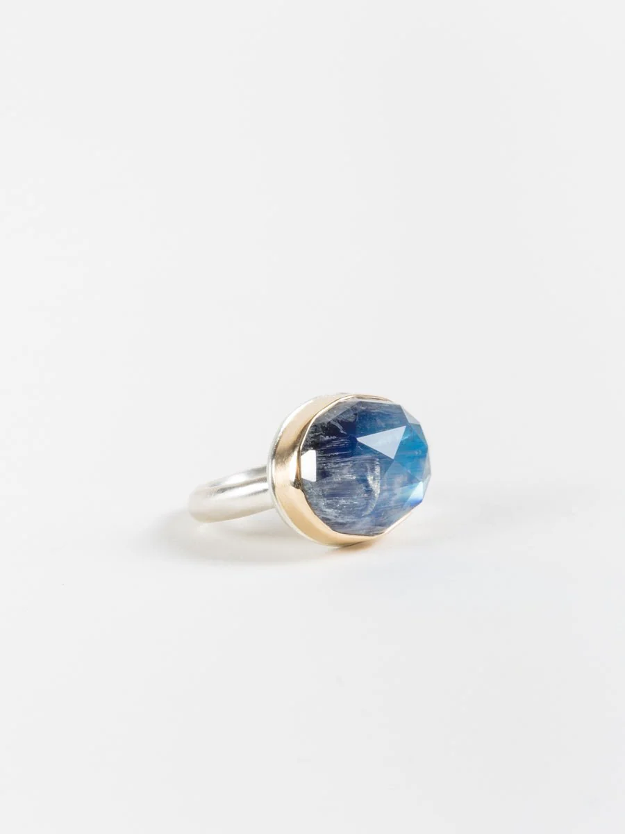 rainbow moonstone ring - Image 5