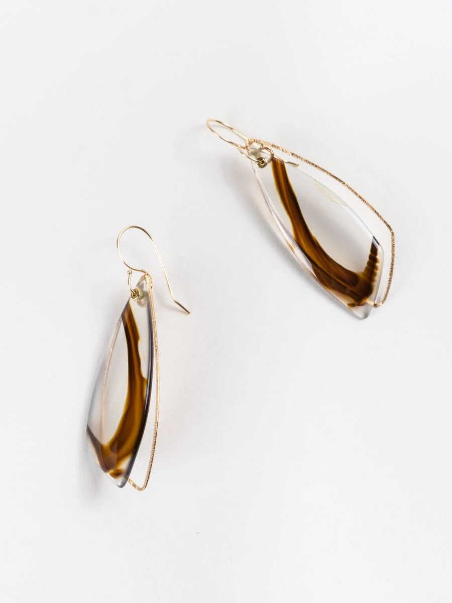 montana agate earrings - Image 2
