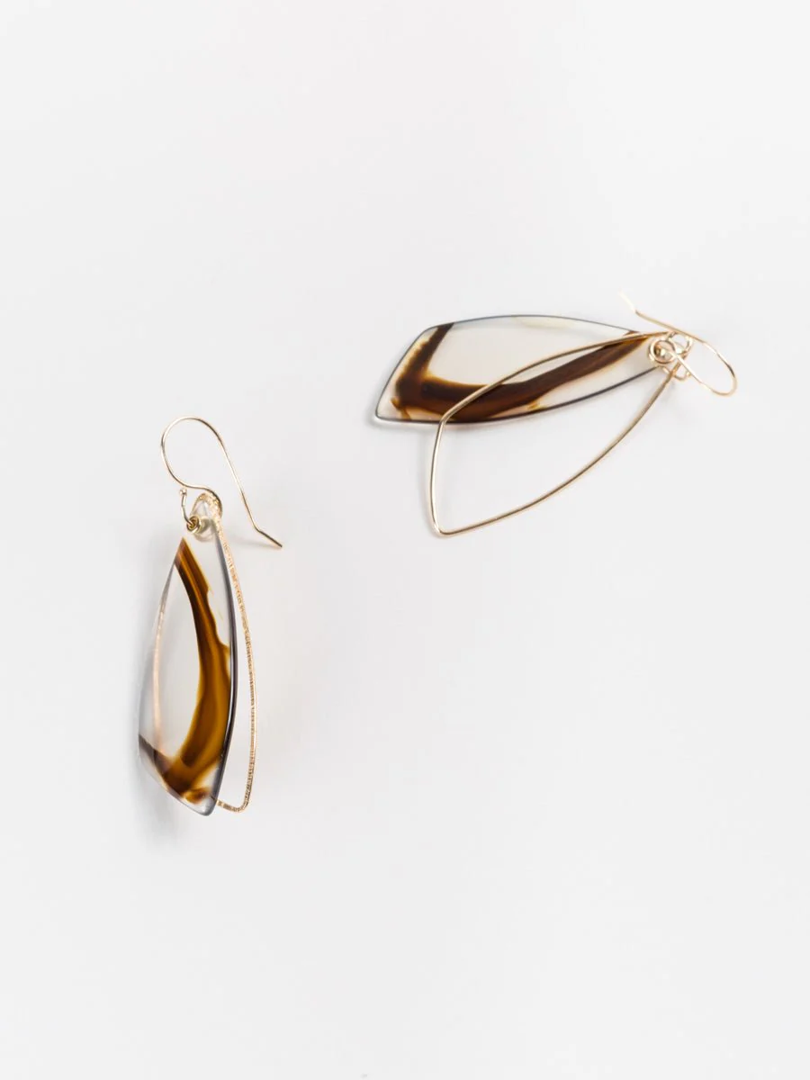 montana agate earrings - Image 3