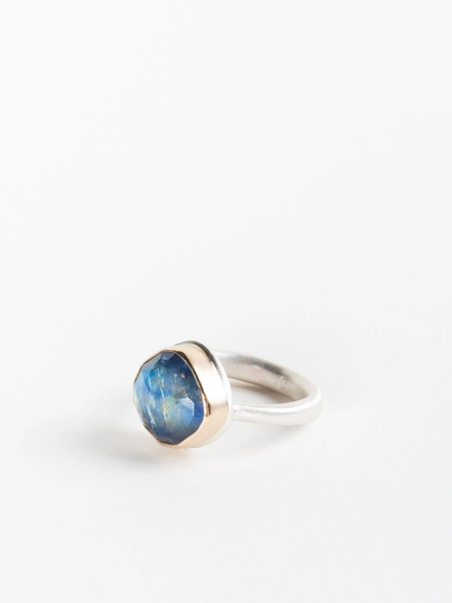 rainbow moonstone ring