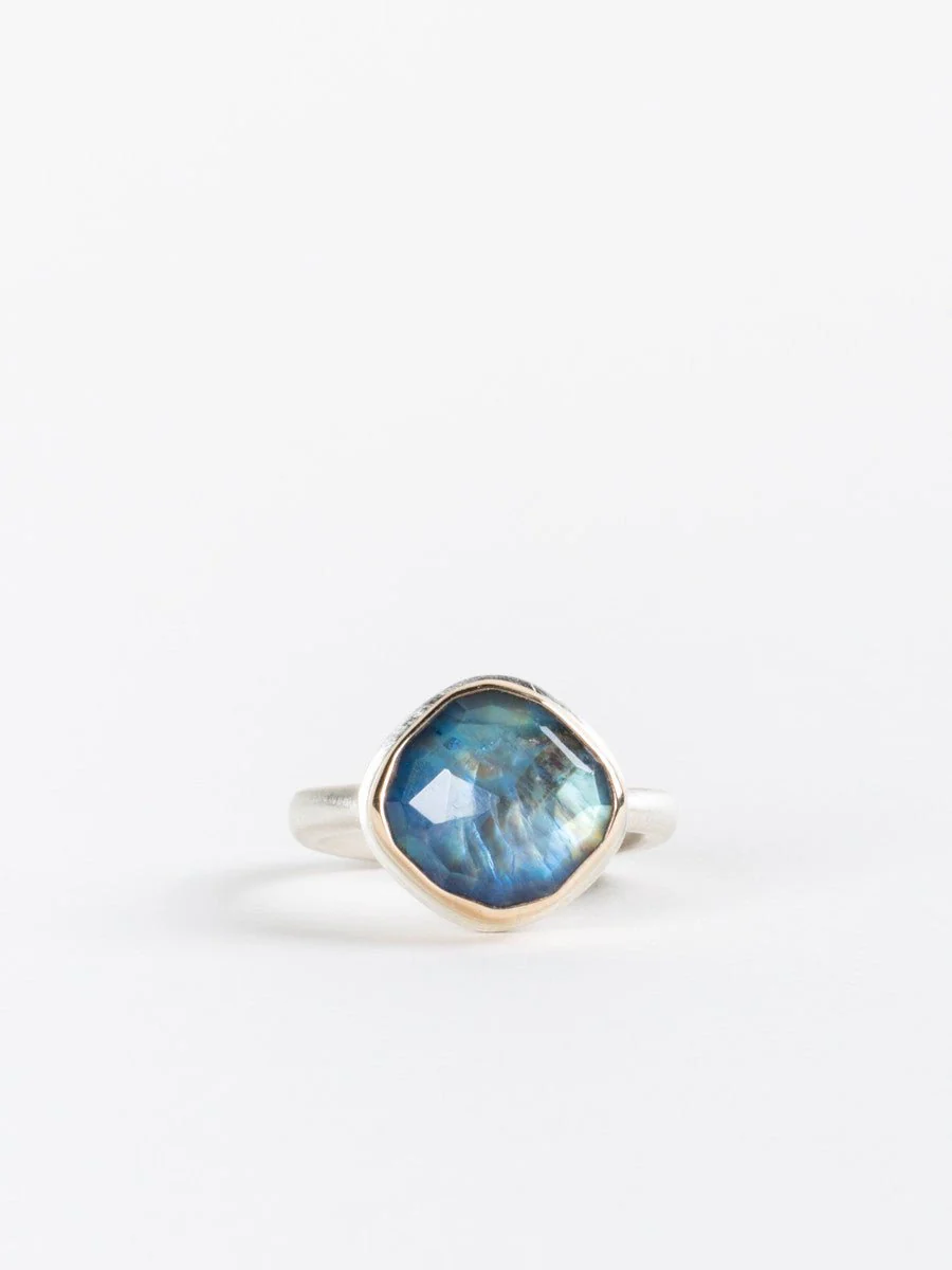 rainbow moonstone ring - Image 2