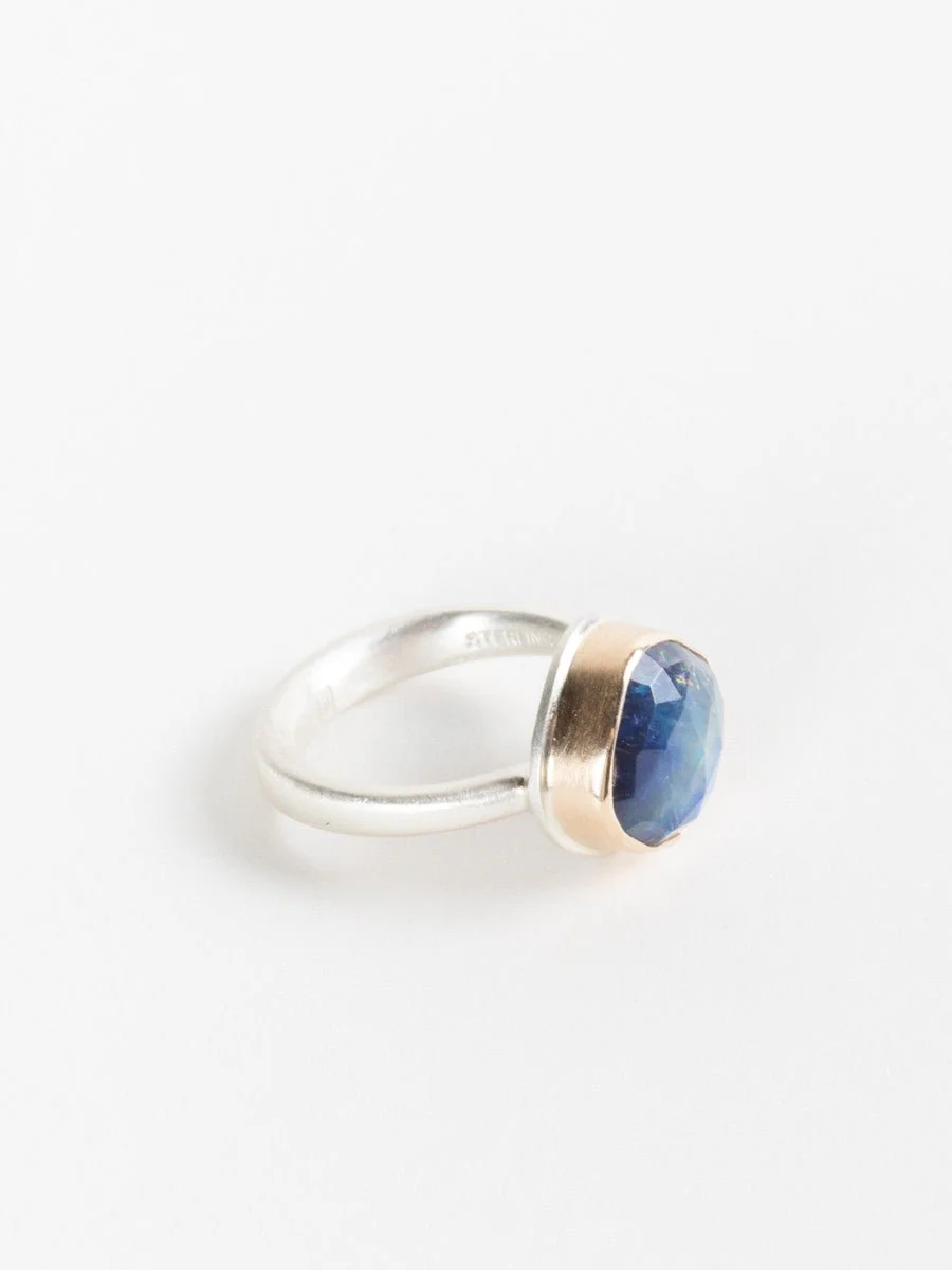 rainbow moonstone ring - Image 4