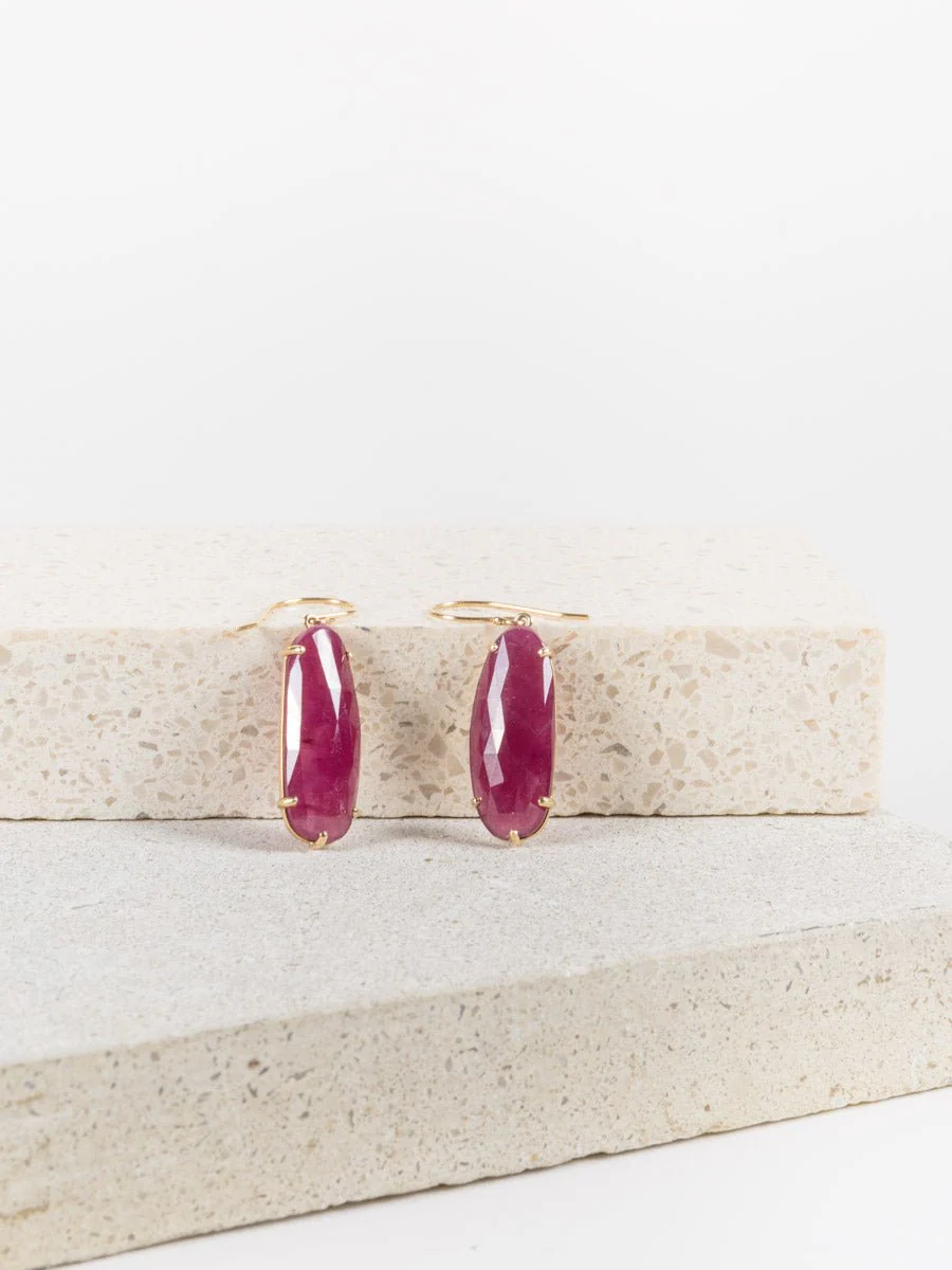 ruby earrings - Image 2