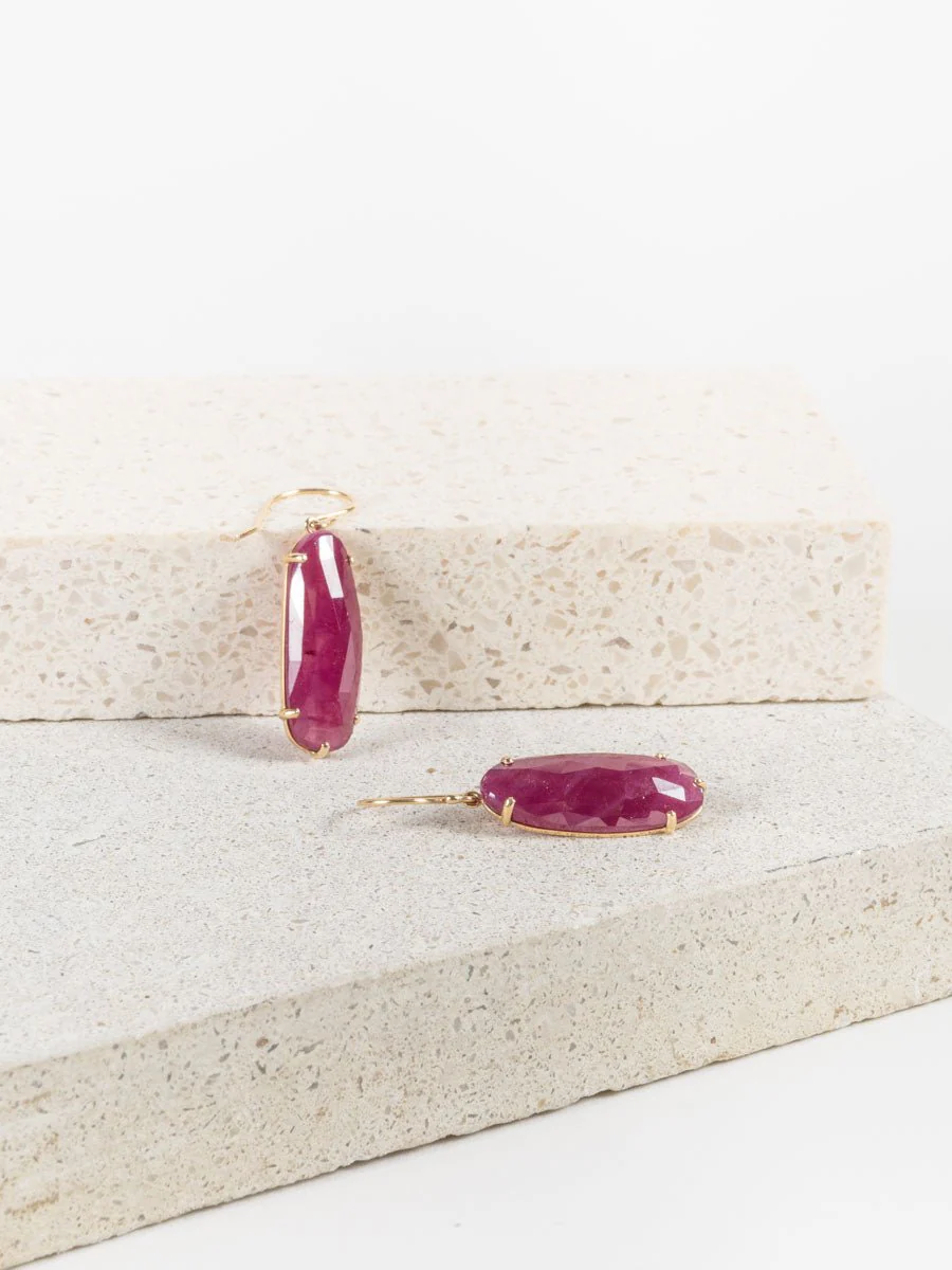 ruby earrings - Image 3