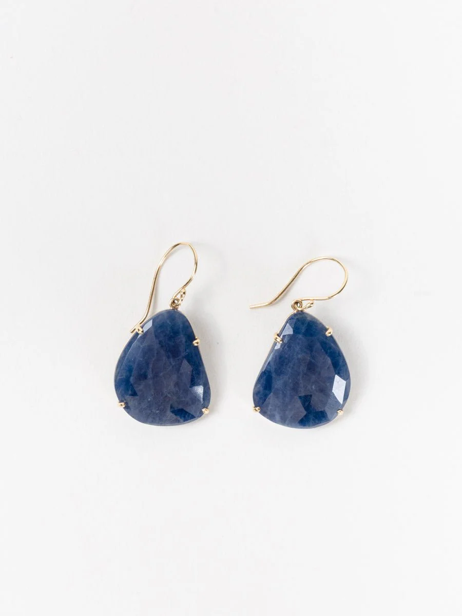 sapphire drop earrings - Image 2
