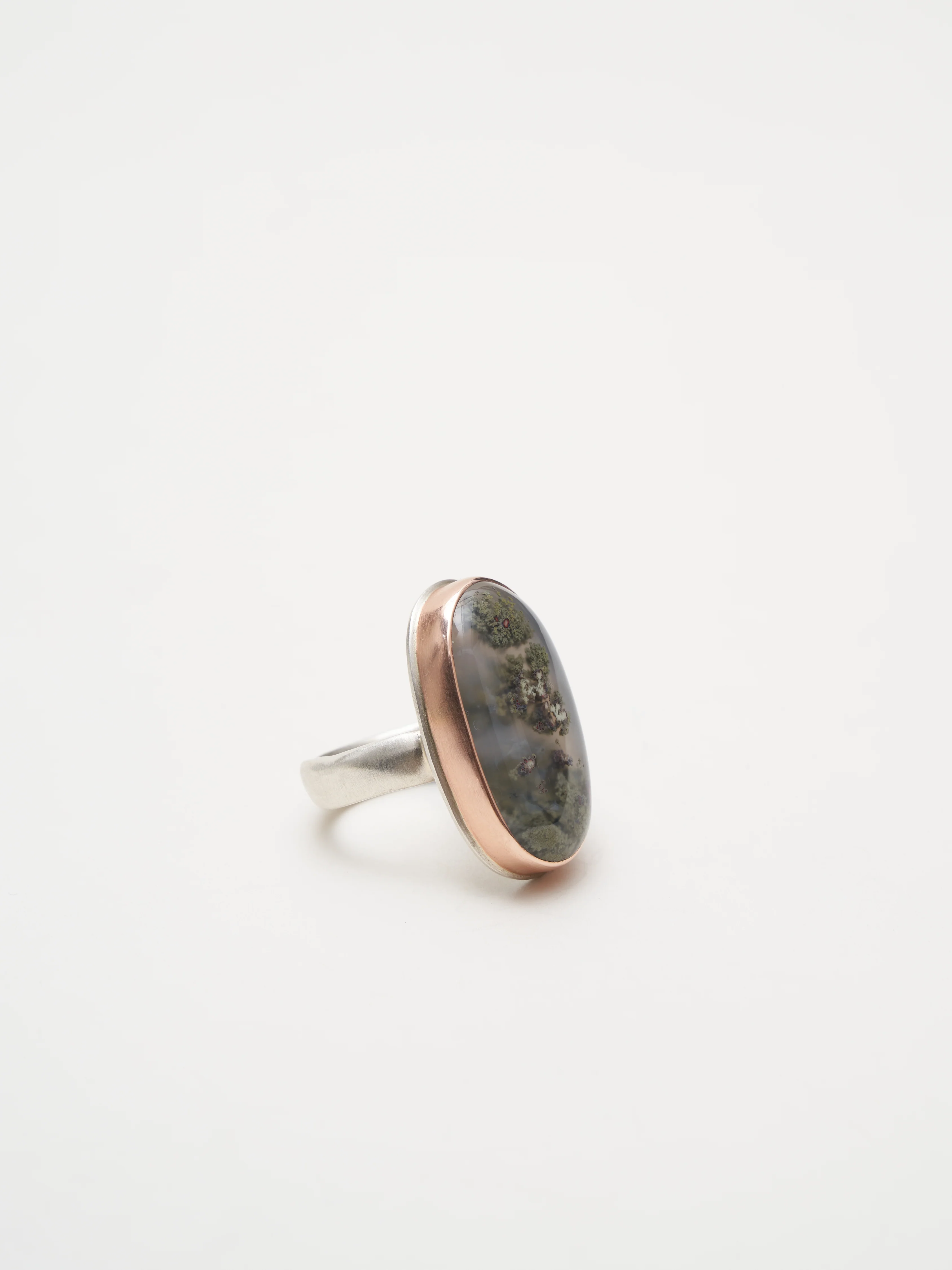 moss agate ring - Image 2