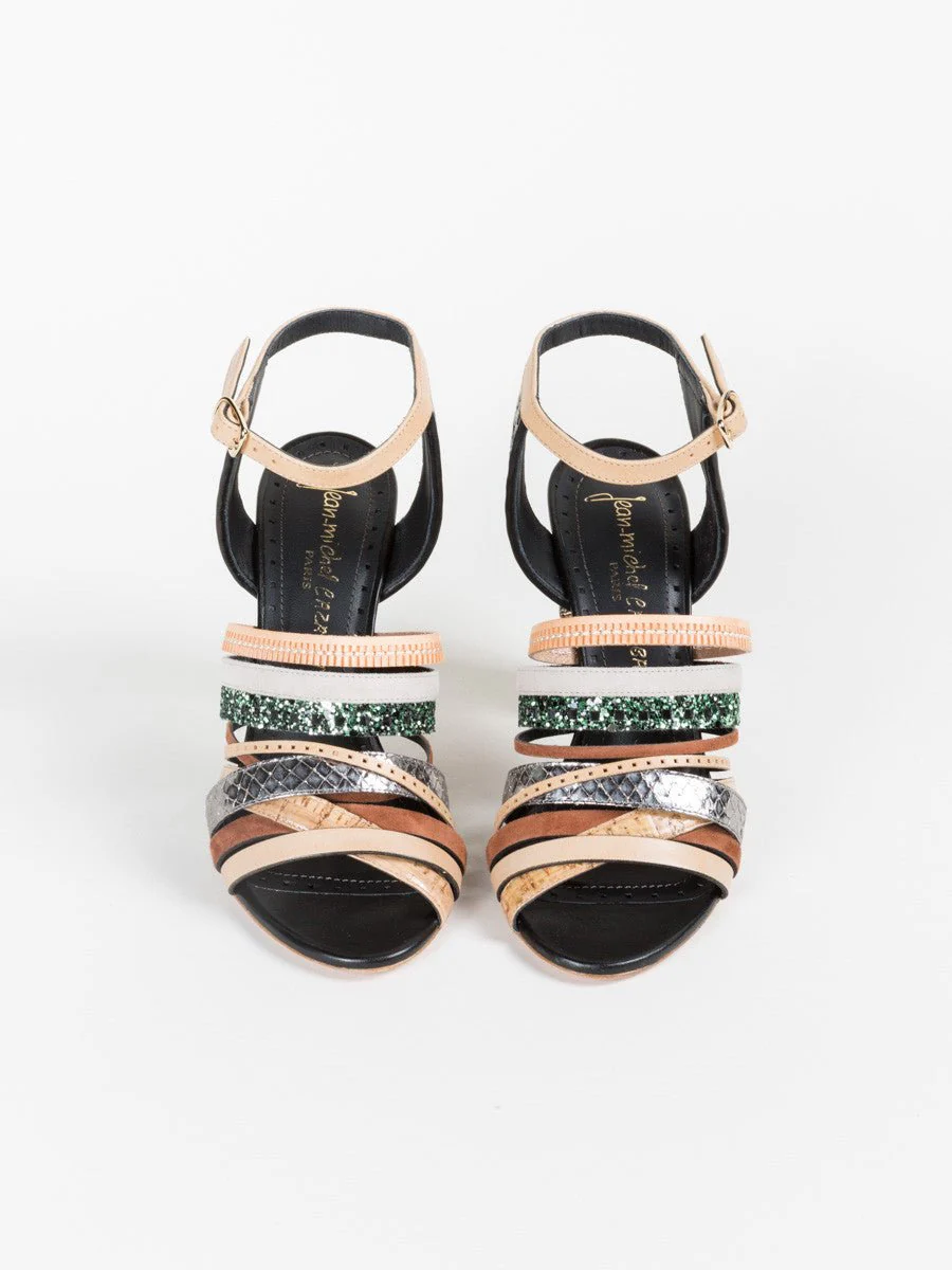 oscar multi-strap heel - Image 4