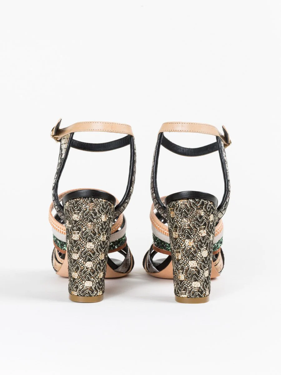 oscar multi-strap heel - Image 5