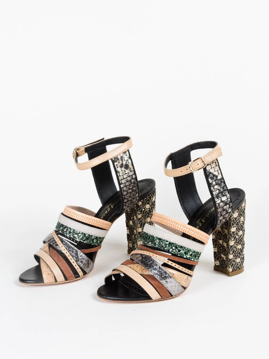 oscar multi-strap heel - Image 7