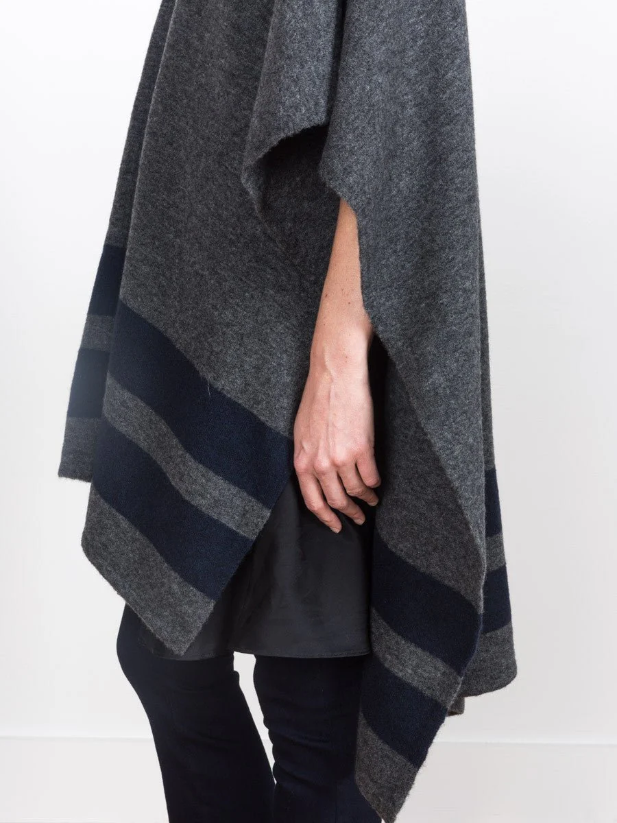stripe poncho - Image 3
