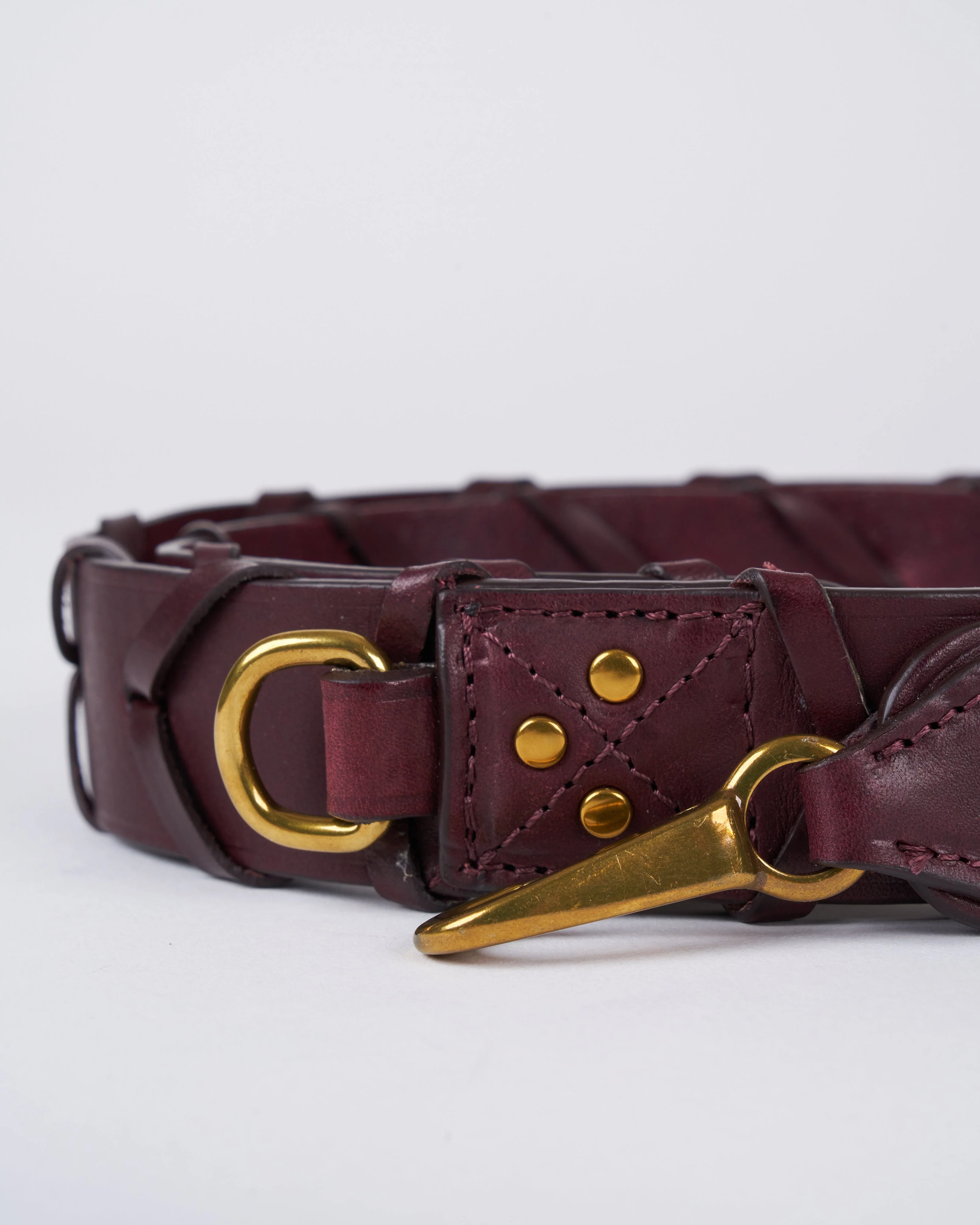 bandouliere tressee strap - kirsch - Image 2