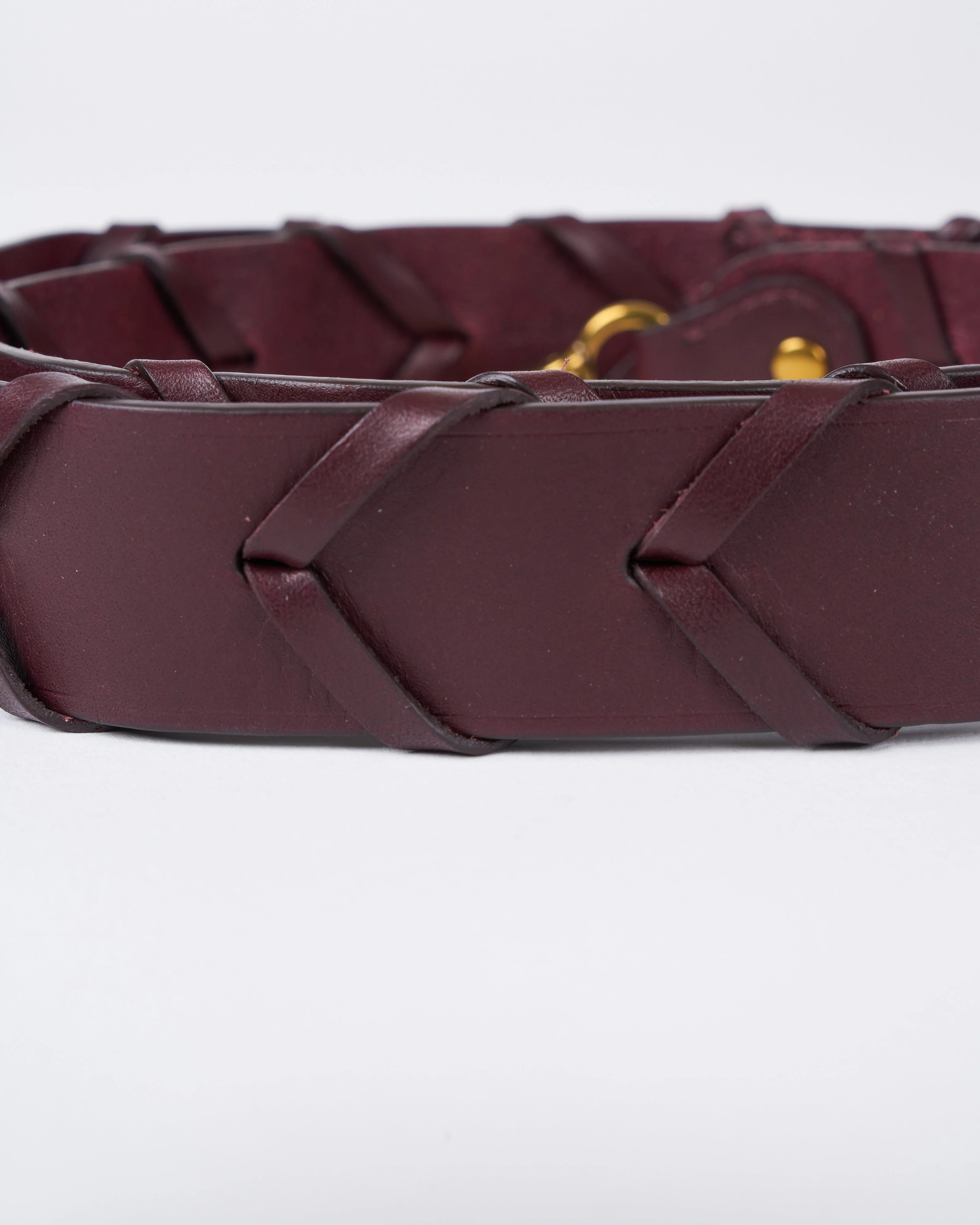bandouliere tressee strap - kirsch - Image 4