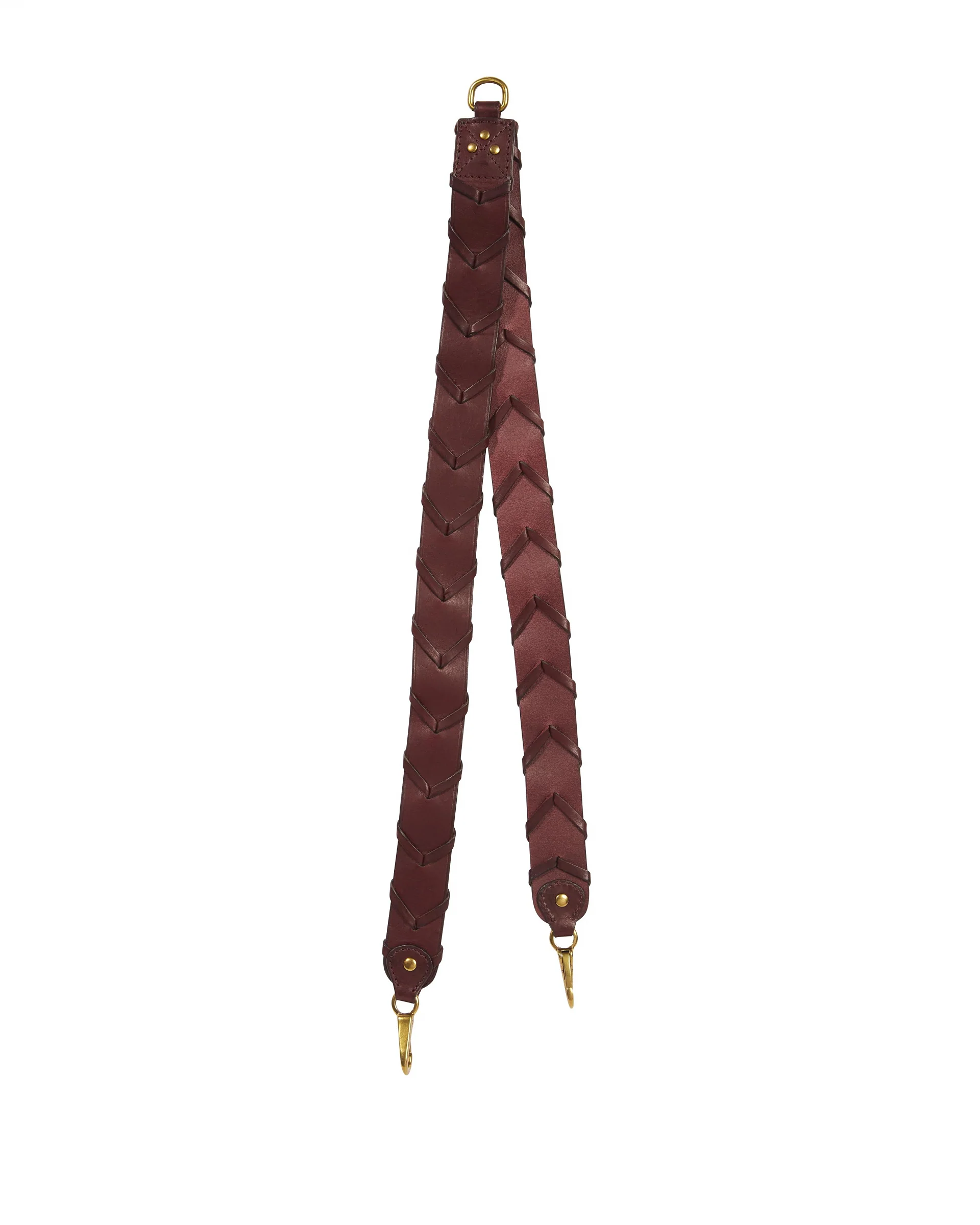 bandouliere tressee strap - kirsch - Image 5