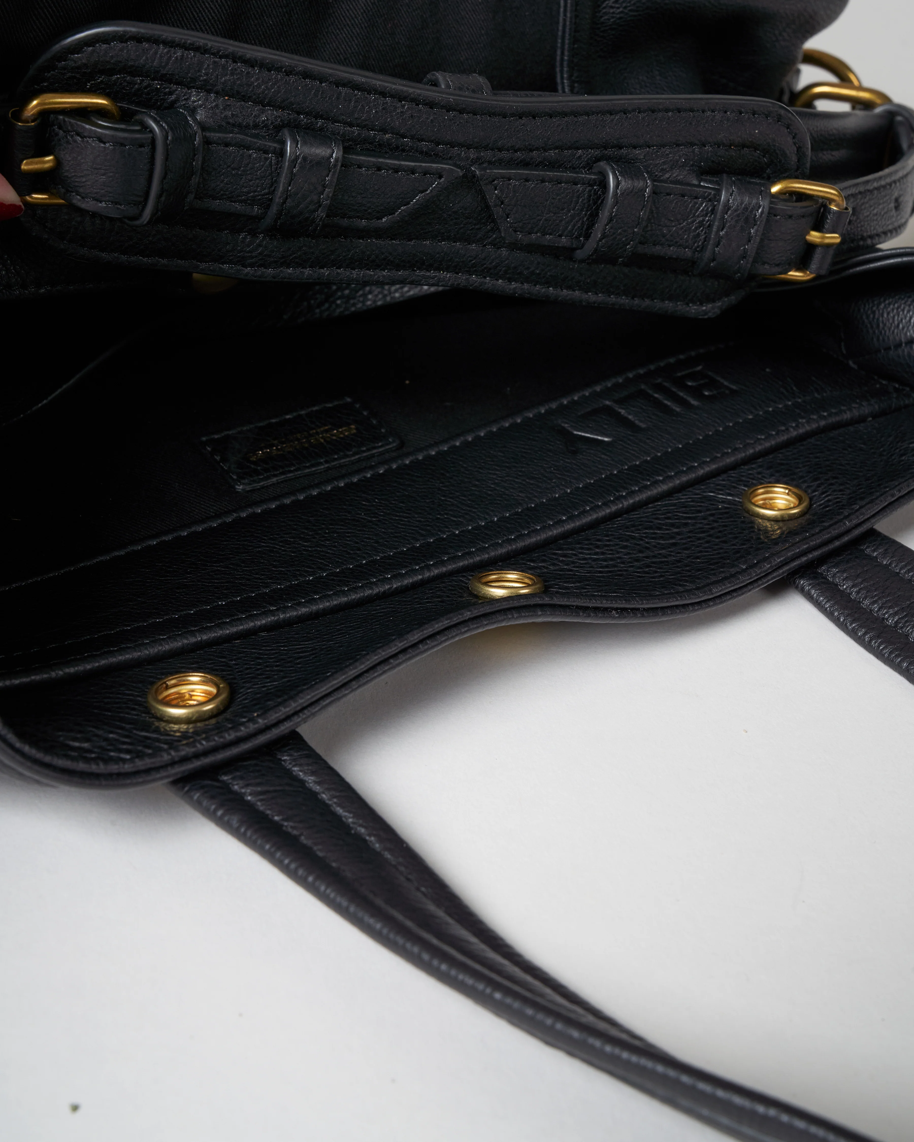calf skin billy m - noir brass - Image 6