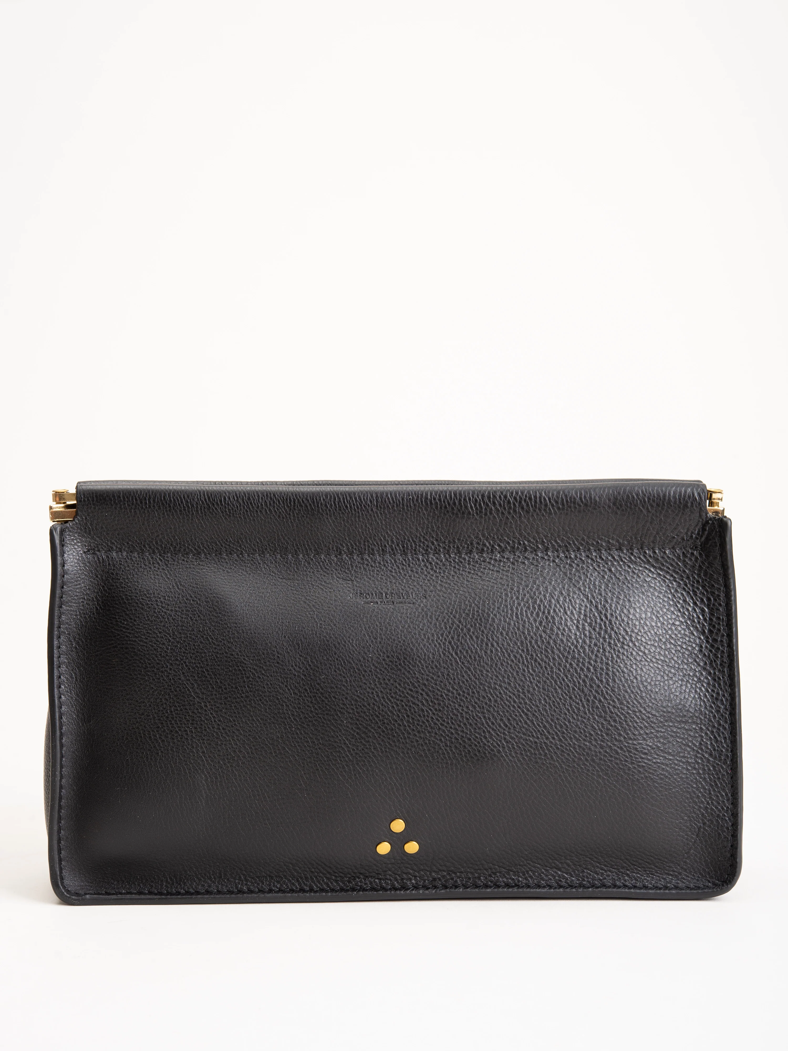 clic clac clutch - noir brass - Image 2