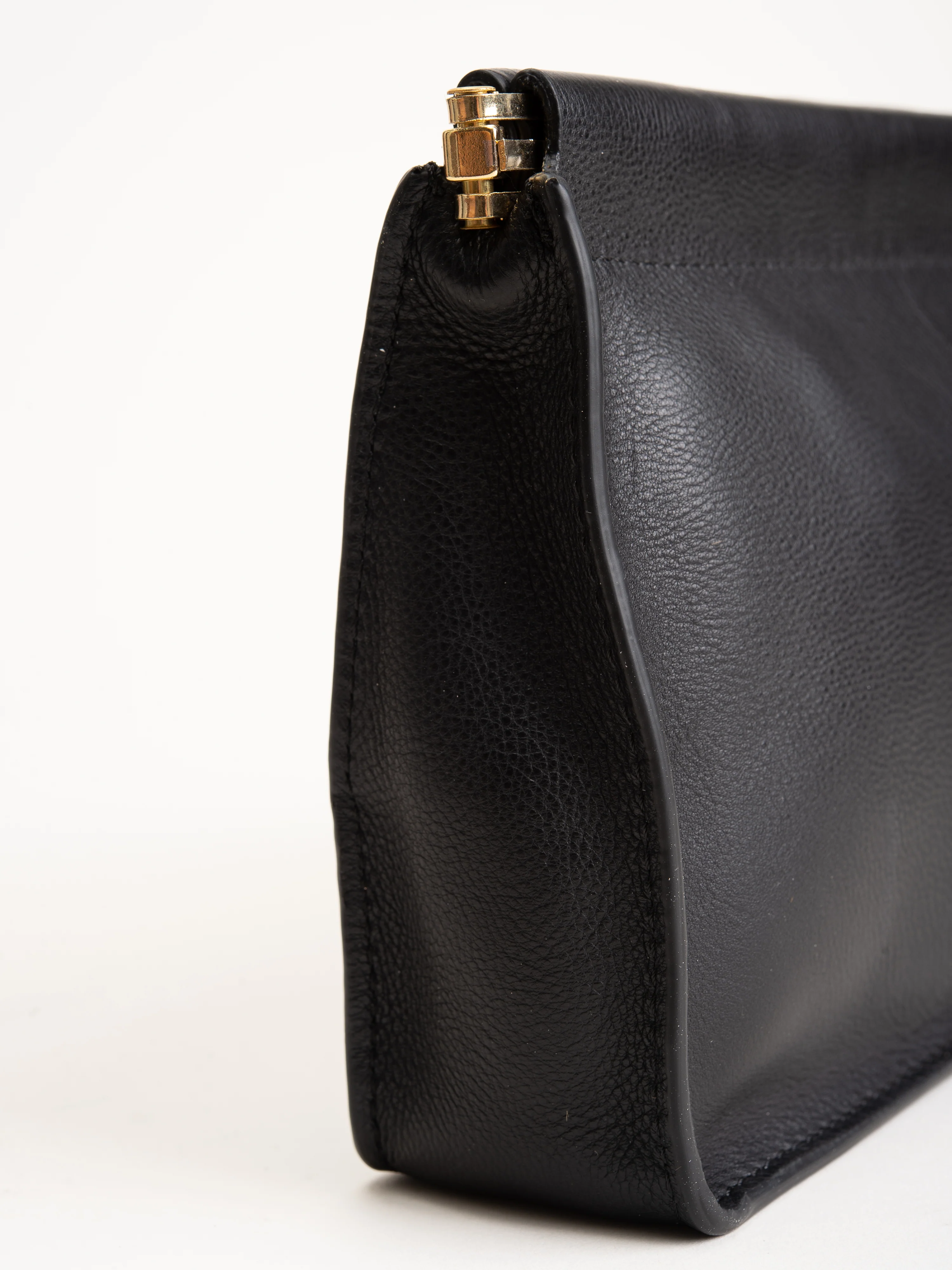 clic clac clutch - noir brass - Image 3