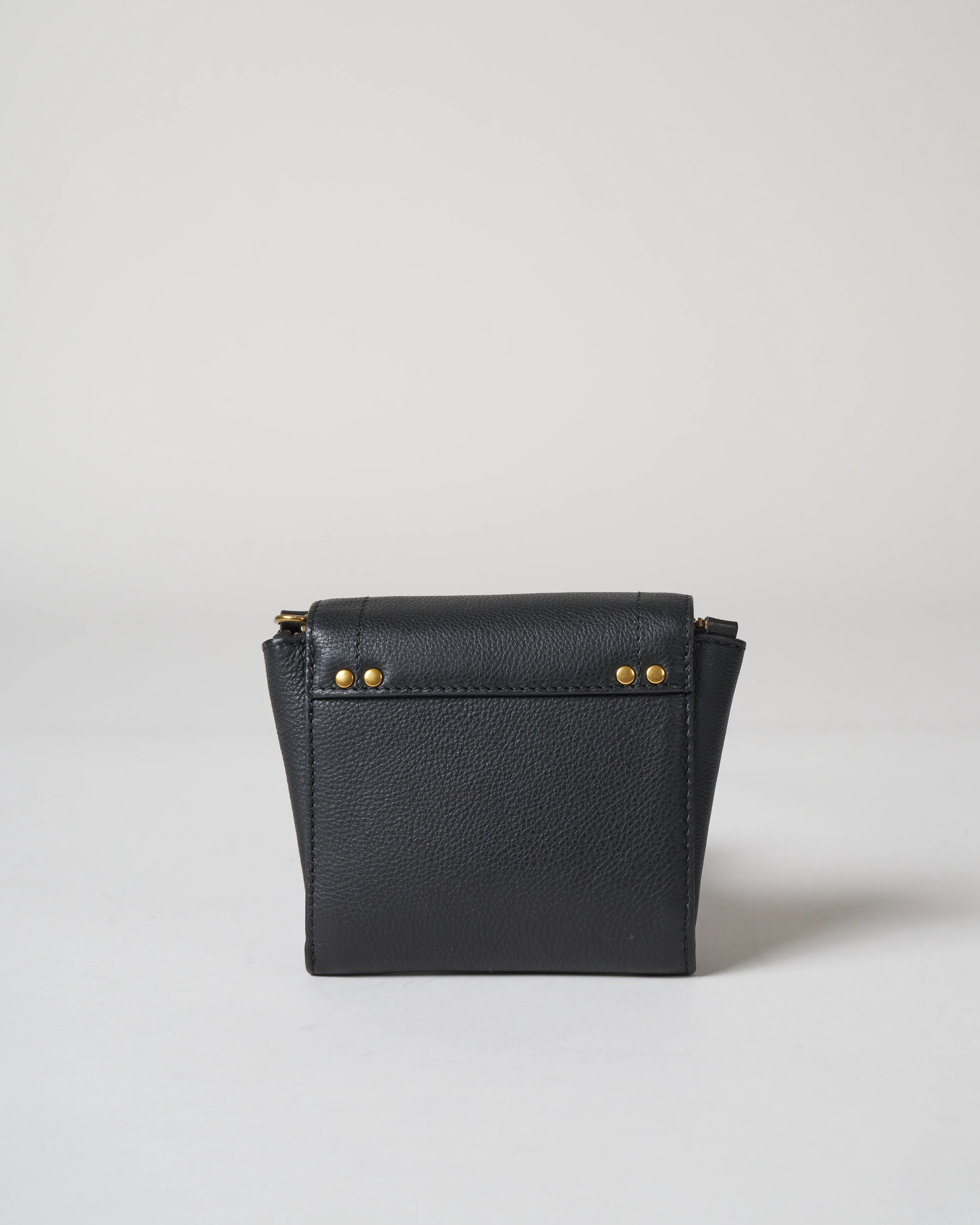 calfskin wallet - noir/brass - Image 2