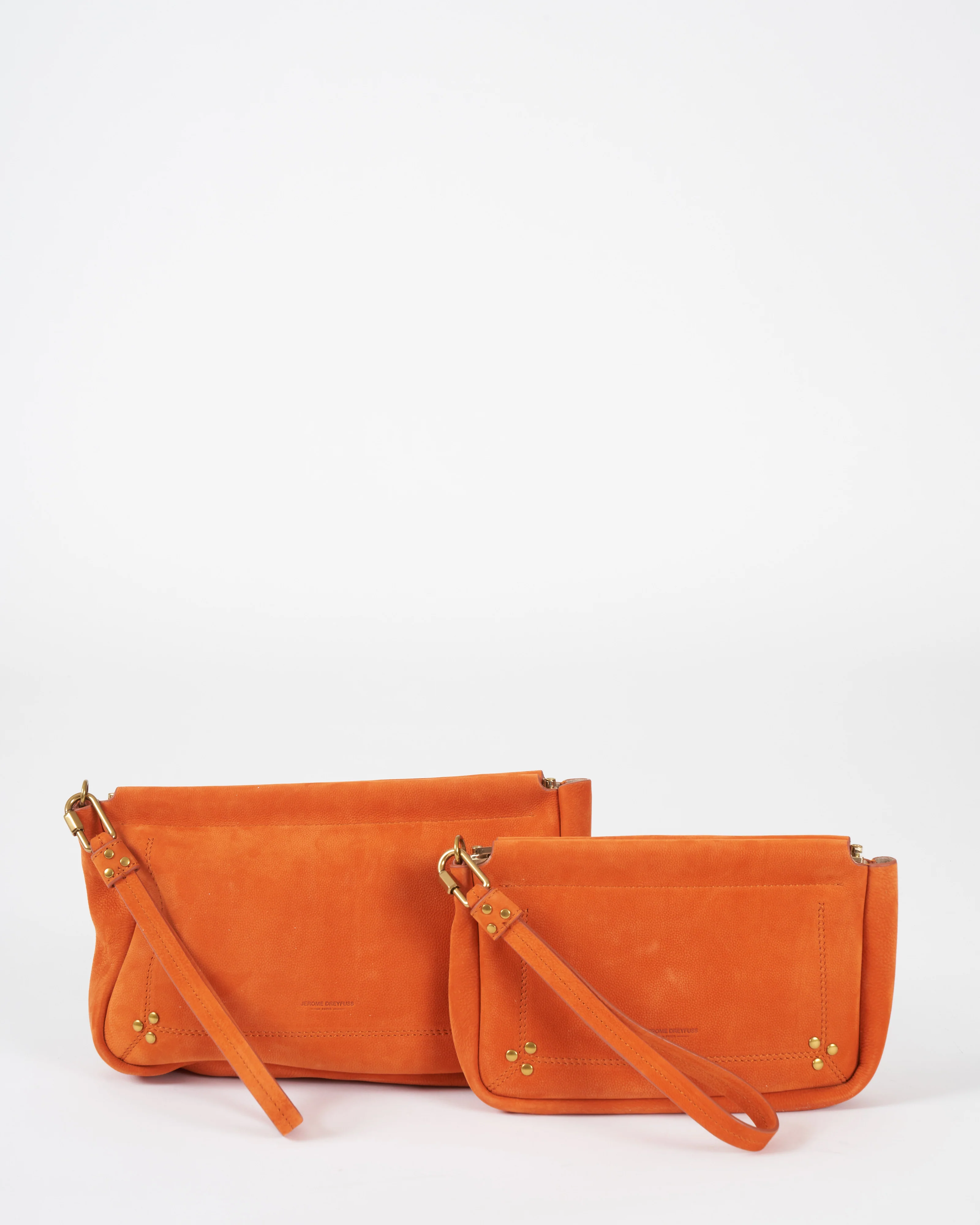 clap large - nubuck orange - Image 2