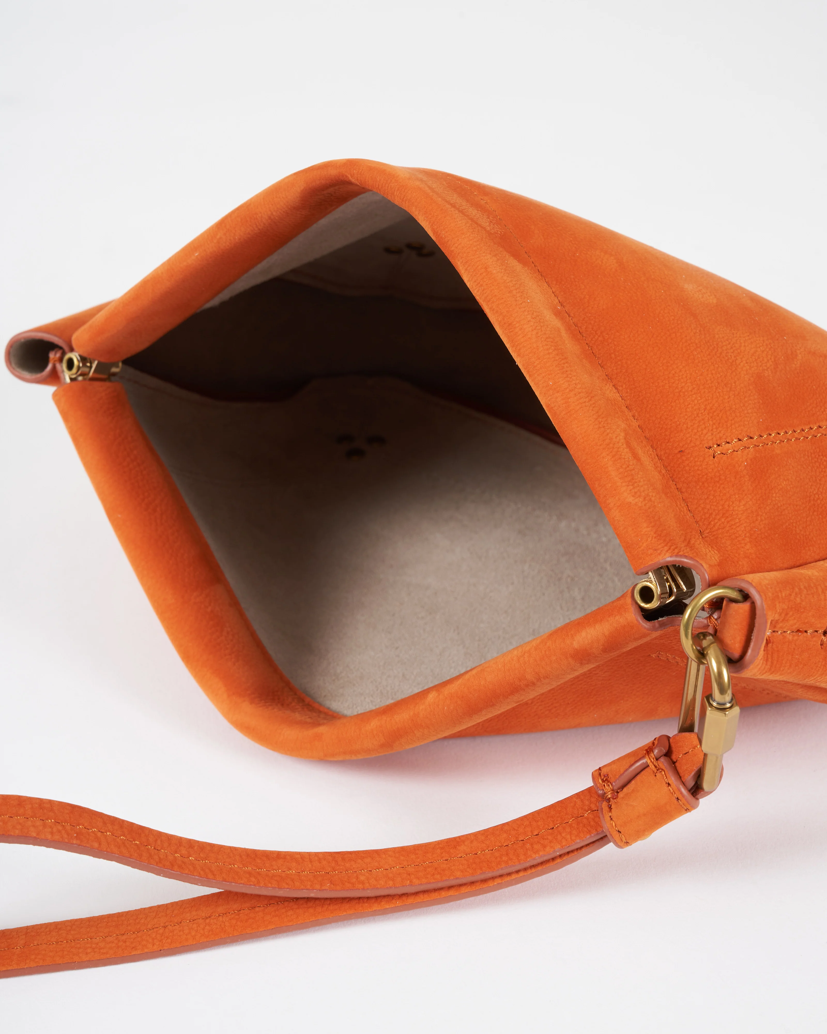 clap large - nubuck orange - Image 5
