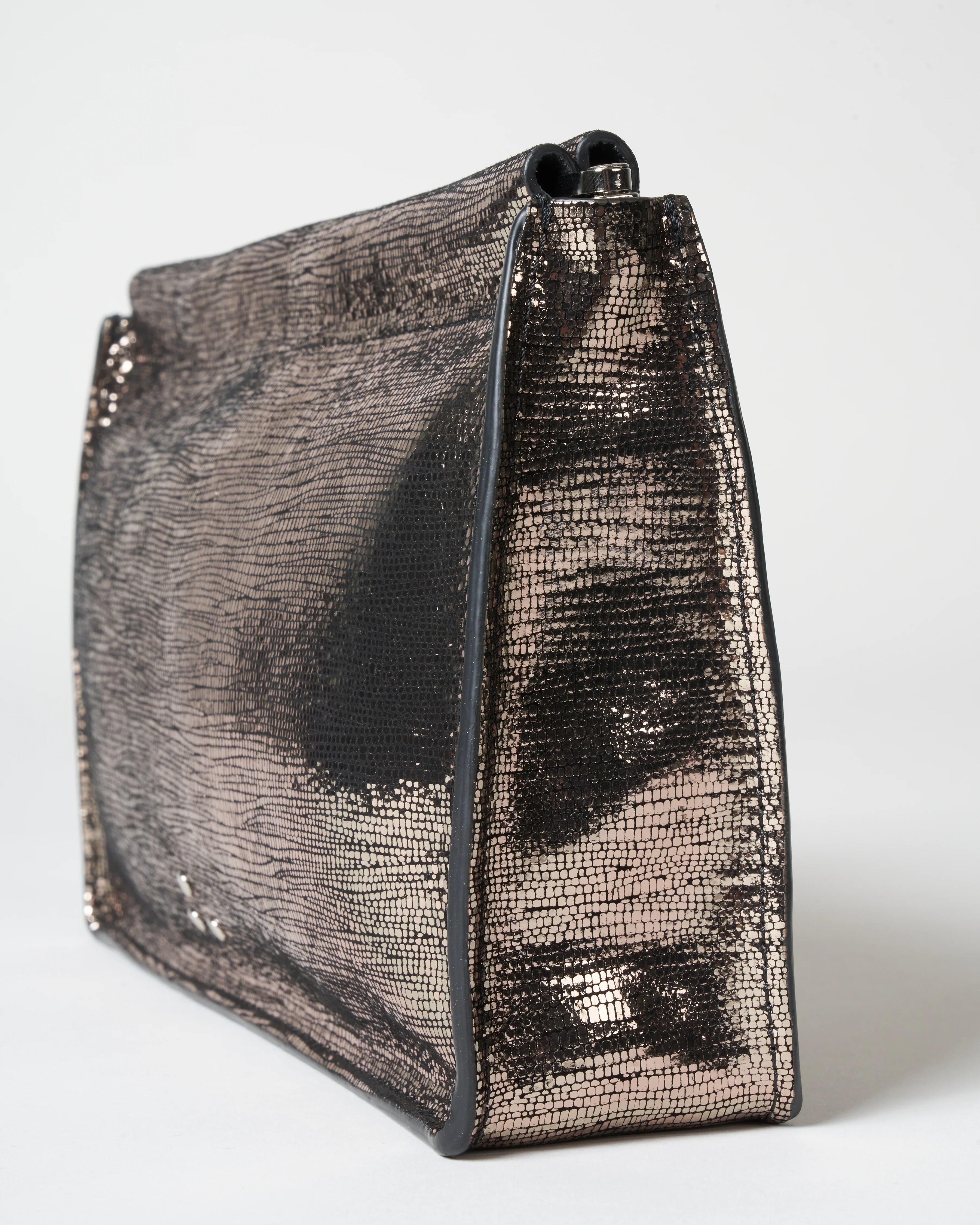 clic clac l clutch - lamé champagne - Image 3