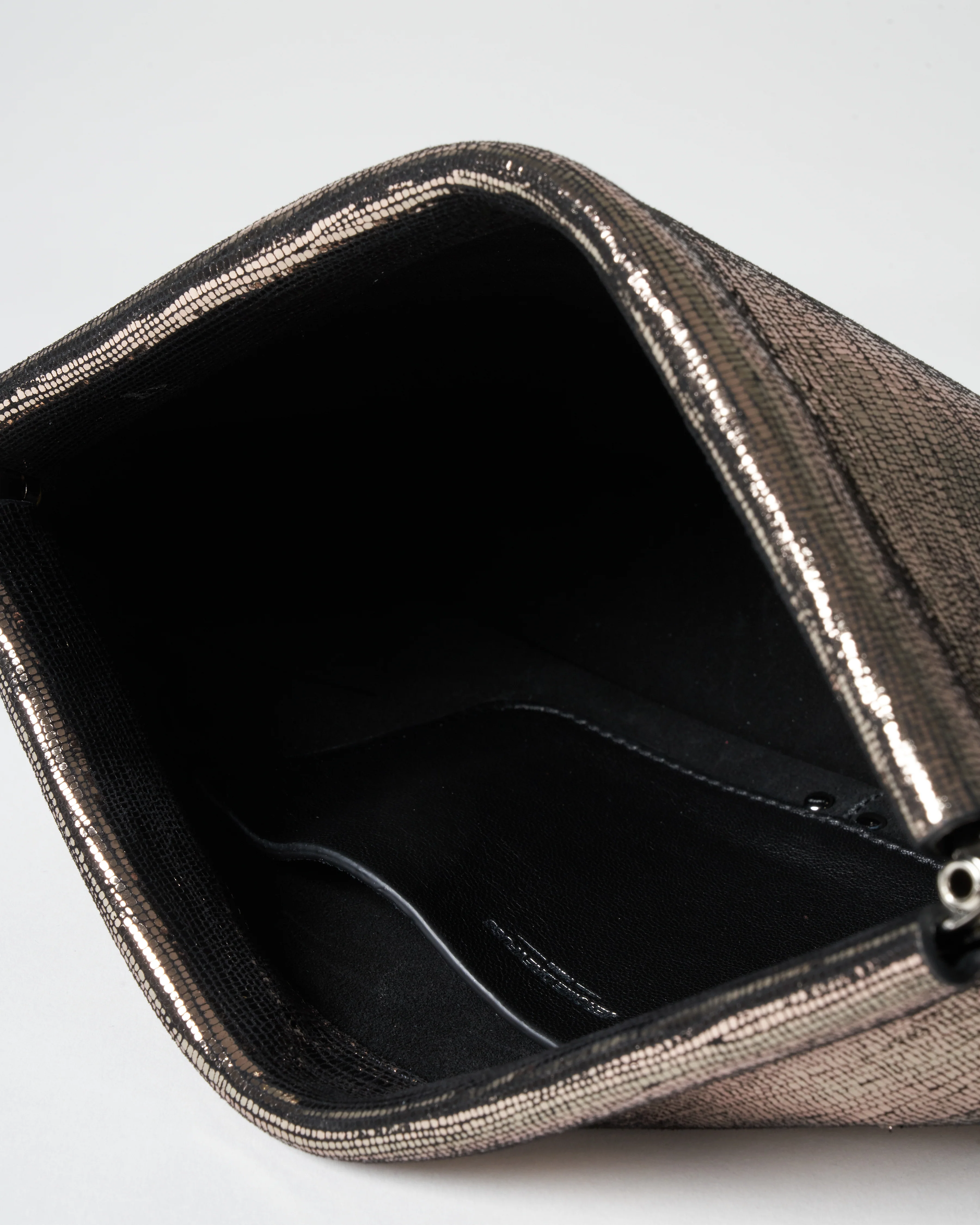 clic clac l clutch - lamé champagne - Image 4