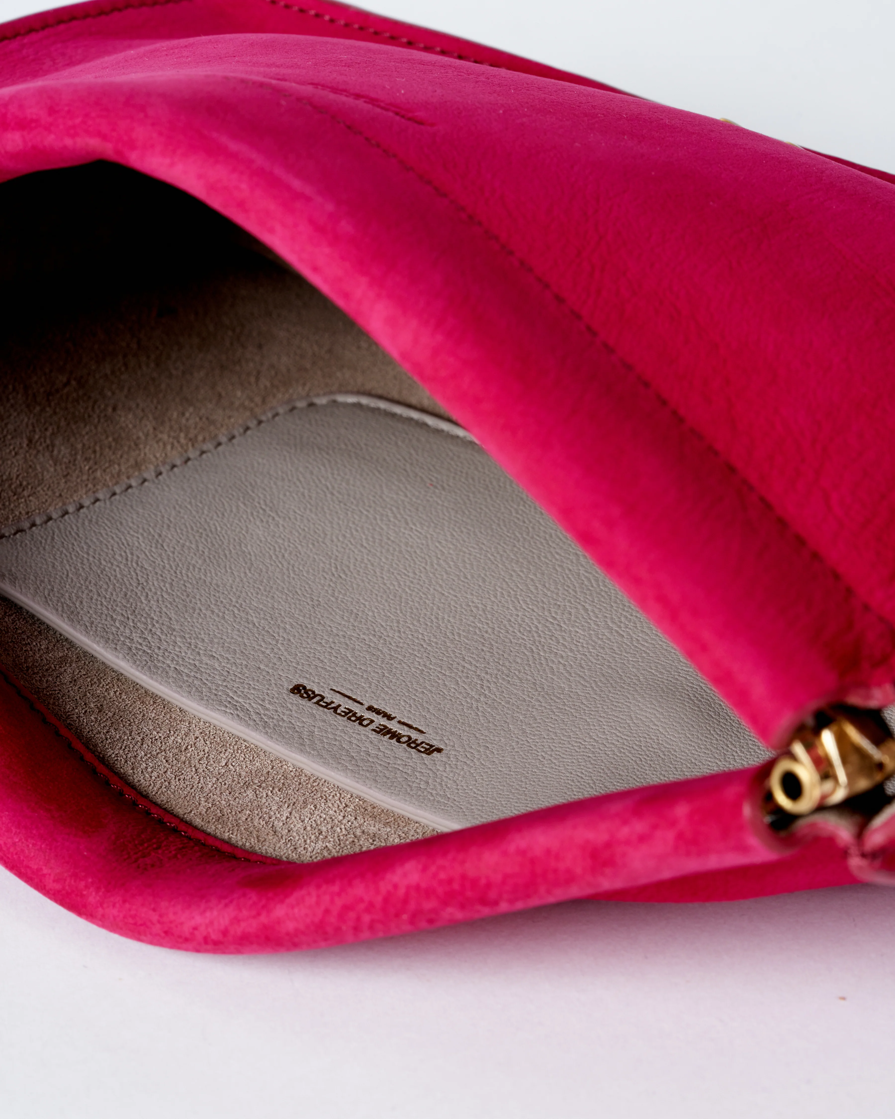 clic clac clutch l - nubuck fuxia - Image 5