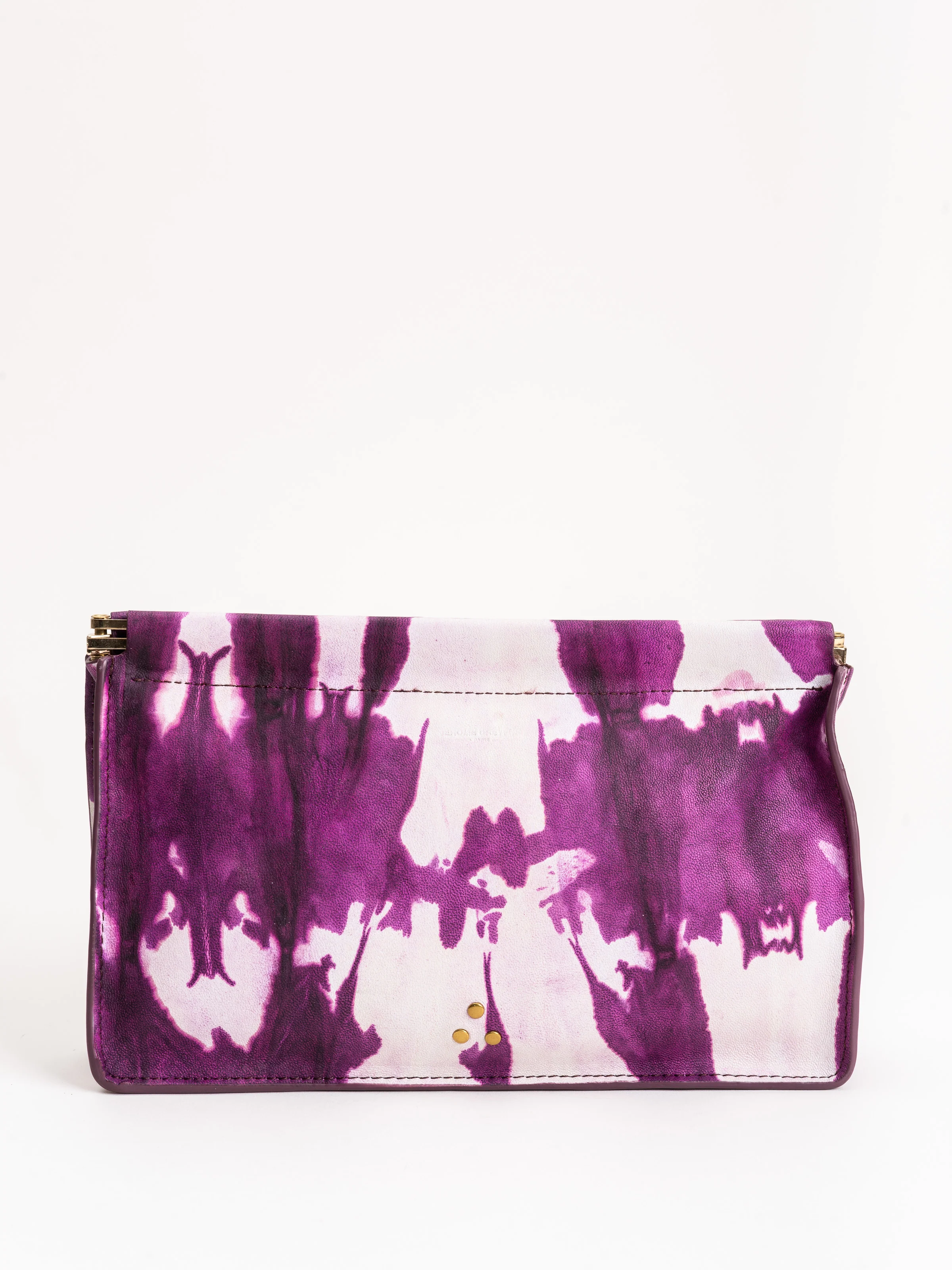 jerome dreyfuss clic clac m lambskin clutch